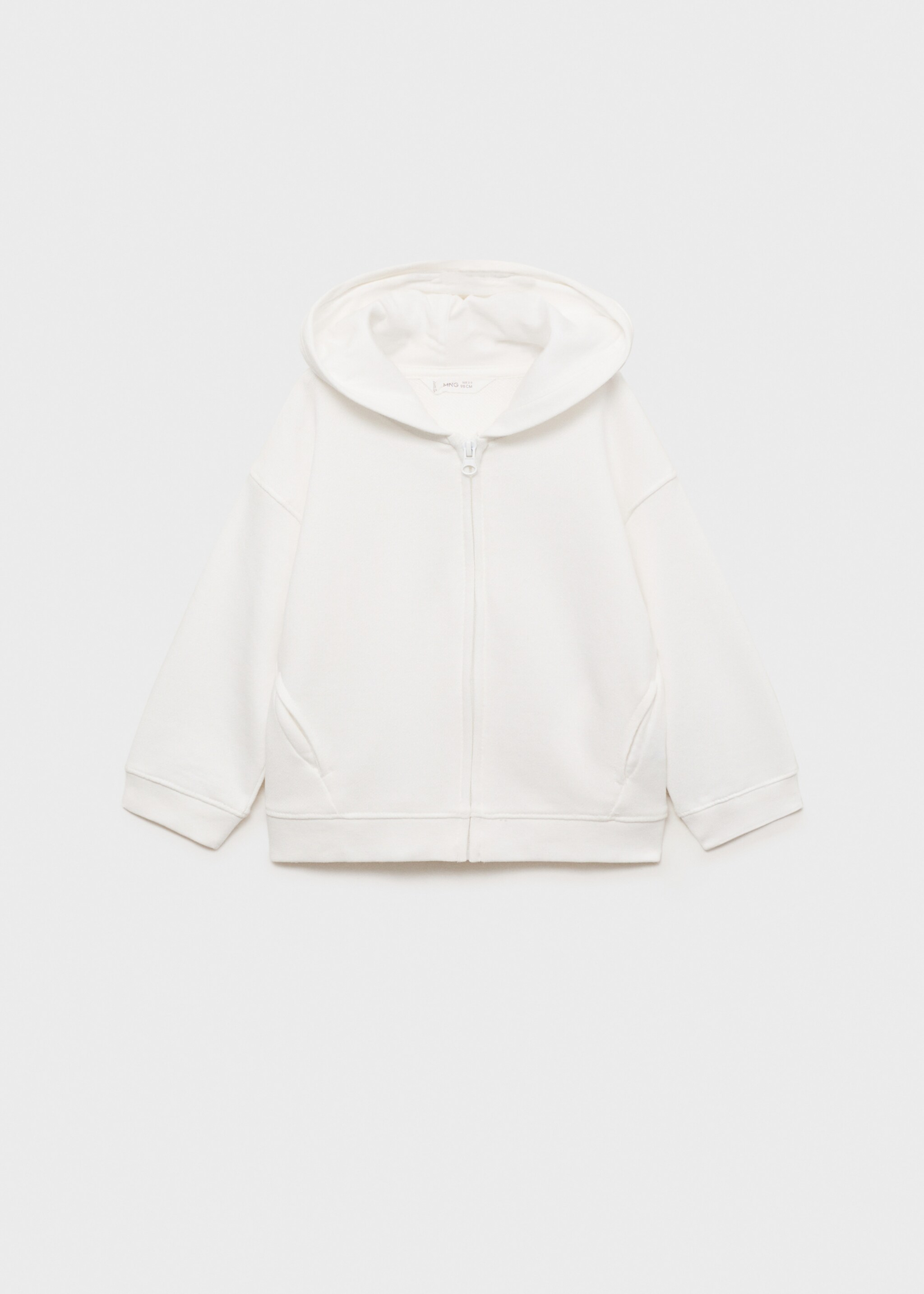 Hooded sweatshirt with ears - Article without model, Off White. Ref: 87021046-00.