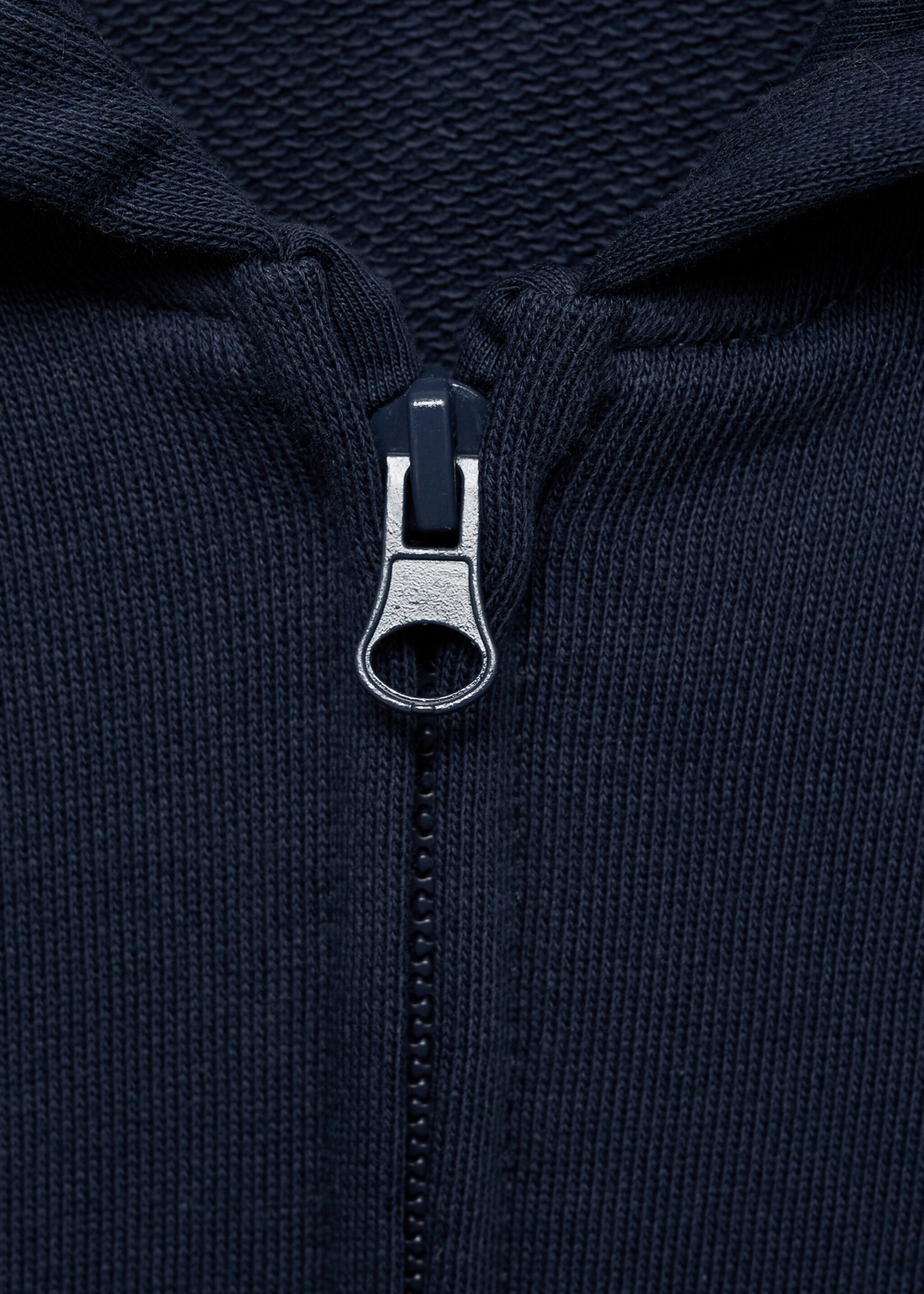 Hooded sweatshirt with ears - Details of the article 8, Dark Navy. Ref: 87021046-00.