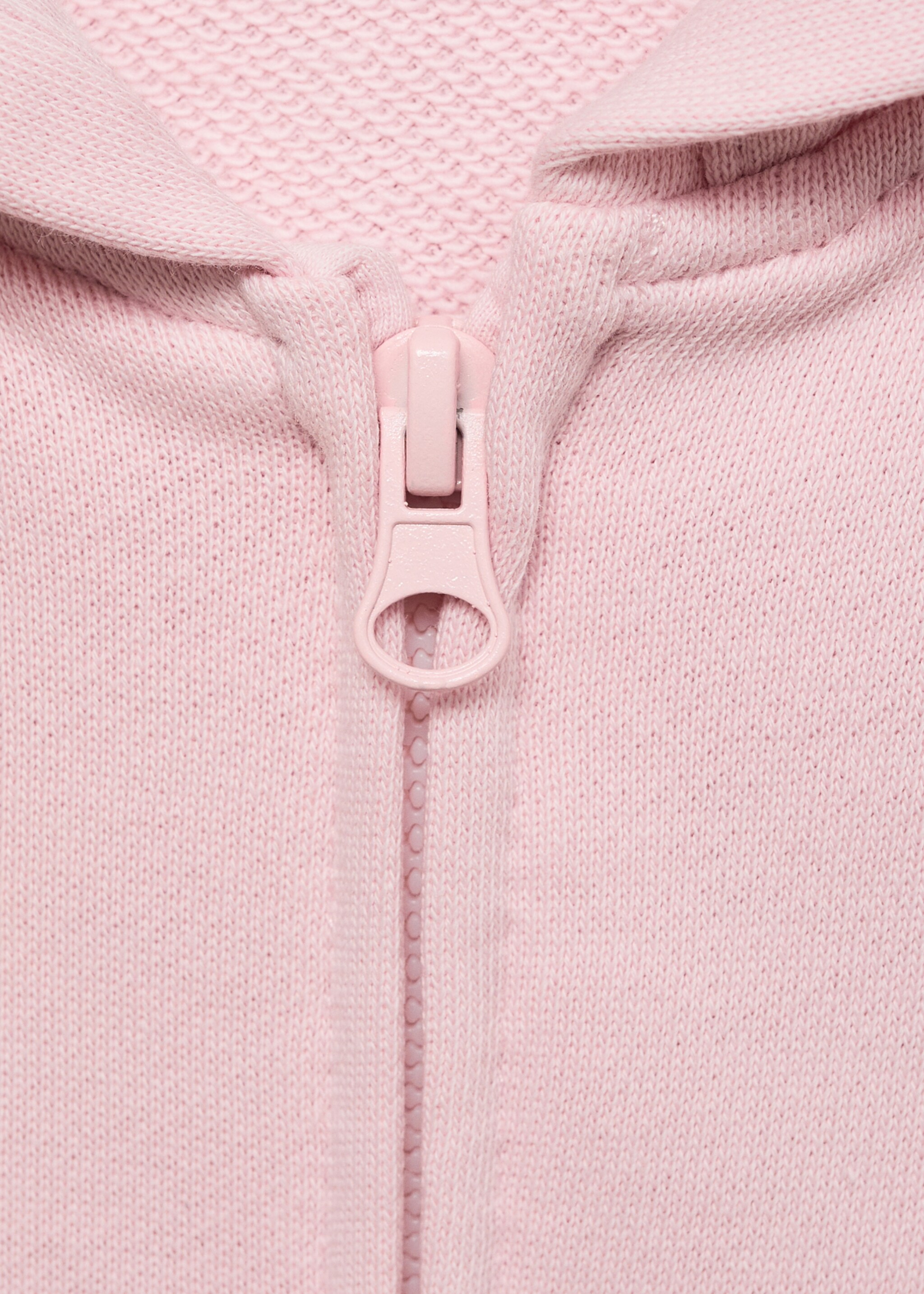 Hooded sweatshirt with ears - Details of the article 8, Pink. Ref: 87021046-00.
