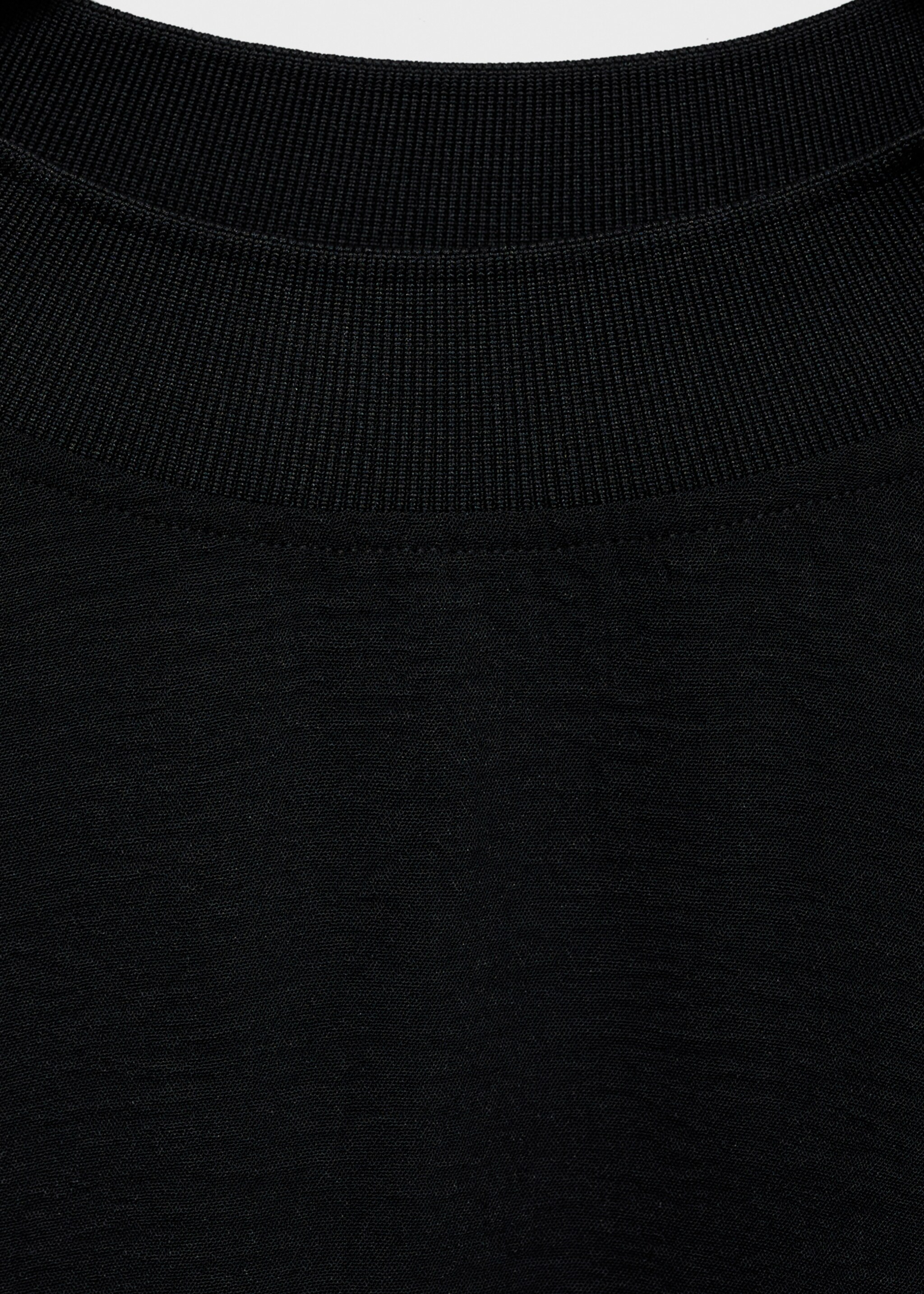 Oversized gebreid sweatshirt - Detail van het artikel 8, Zwart. Ref: 87021047-00.