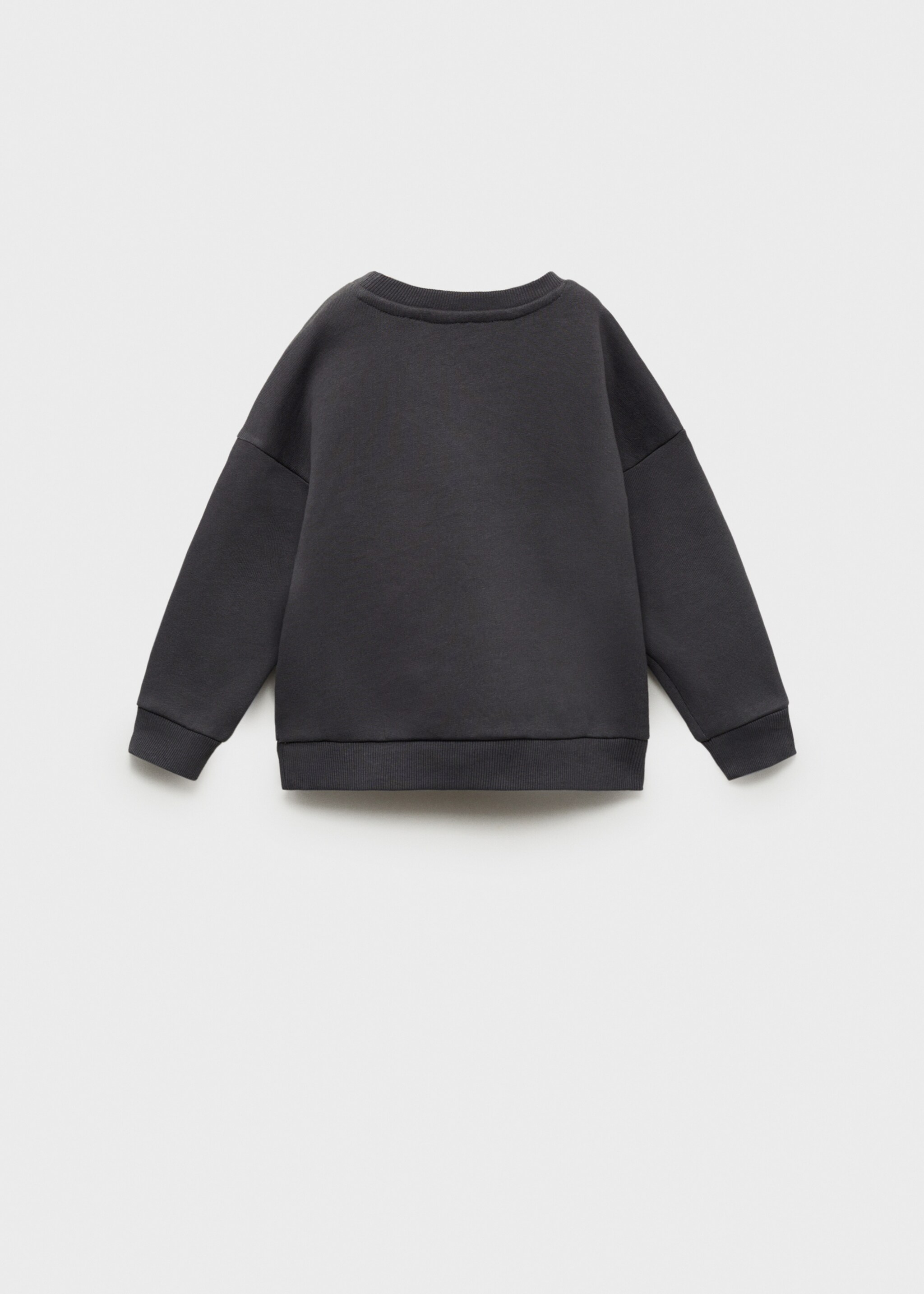 Dessuadora dibuix estampat - Revers de l'article, Gris antracita. Ref: 87021050-00.