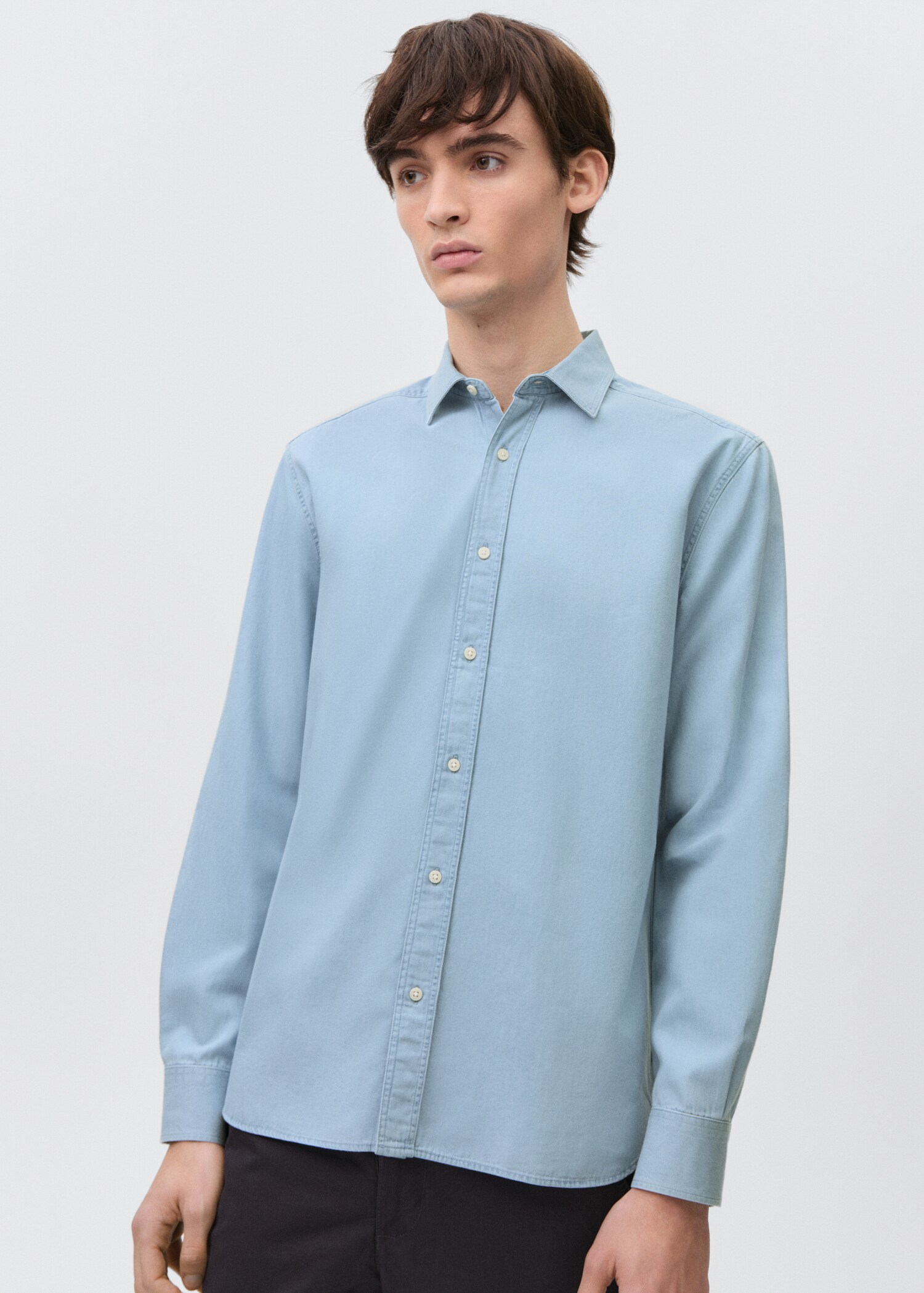Oxford cotton shirt - Medium plane