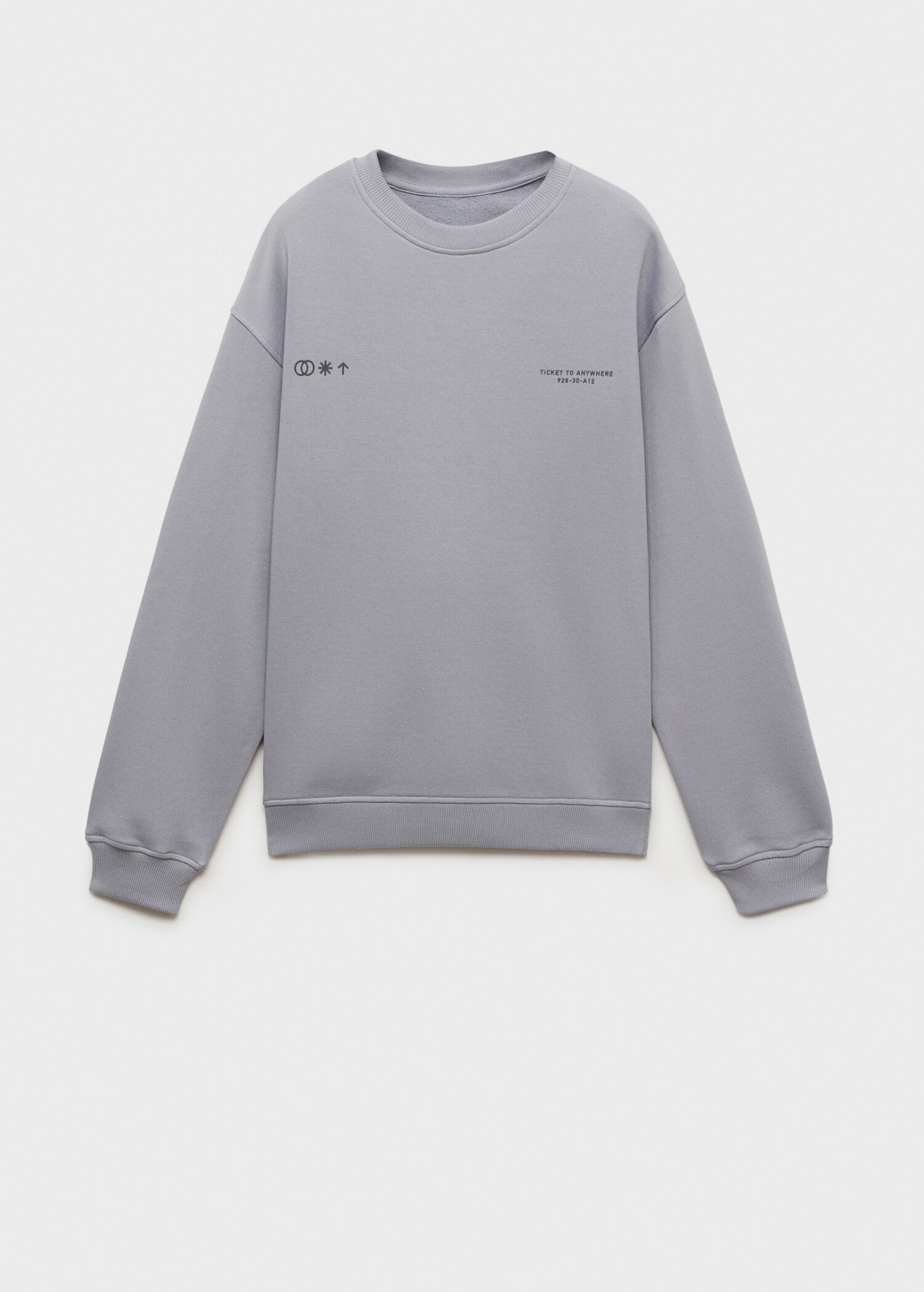 Sweater coton message - Article sans modèle