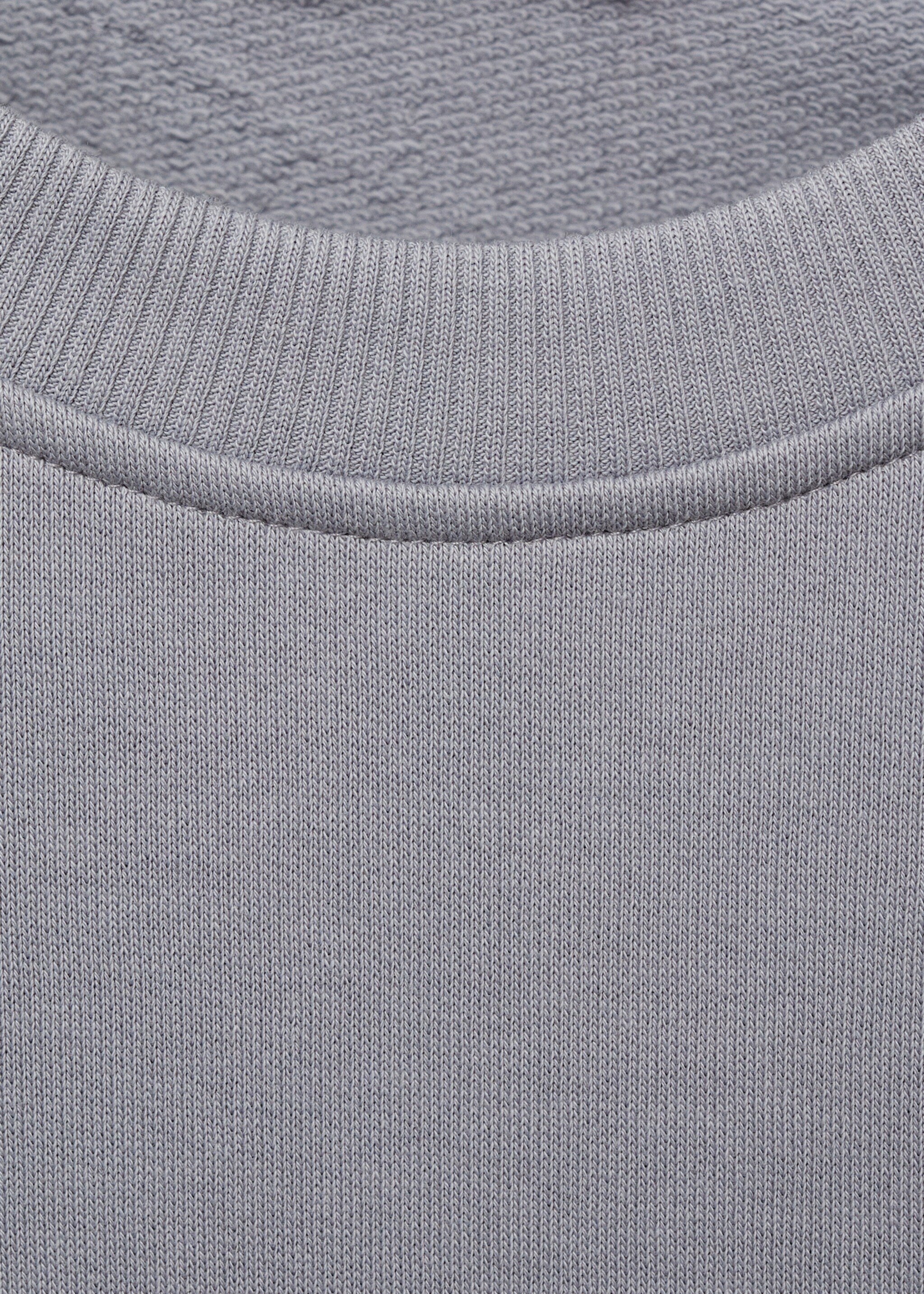 Sweater coton message - Détail de l'article 0, Bleu ciel. Ref: 87021061-00.