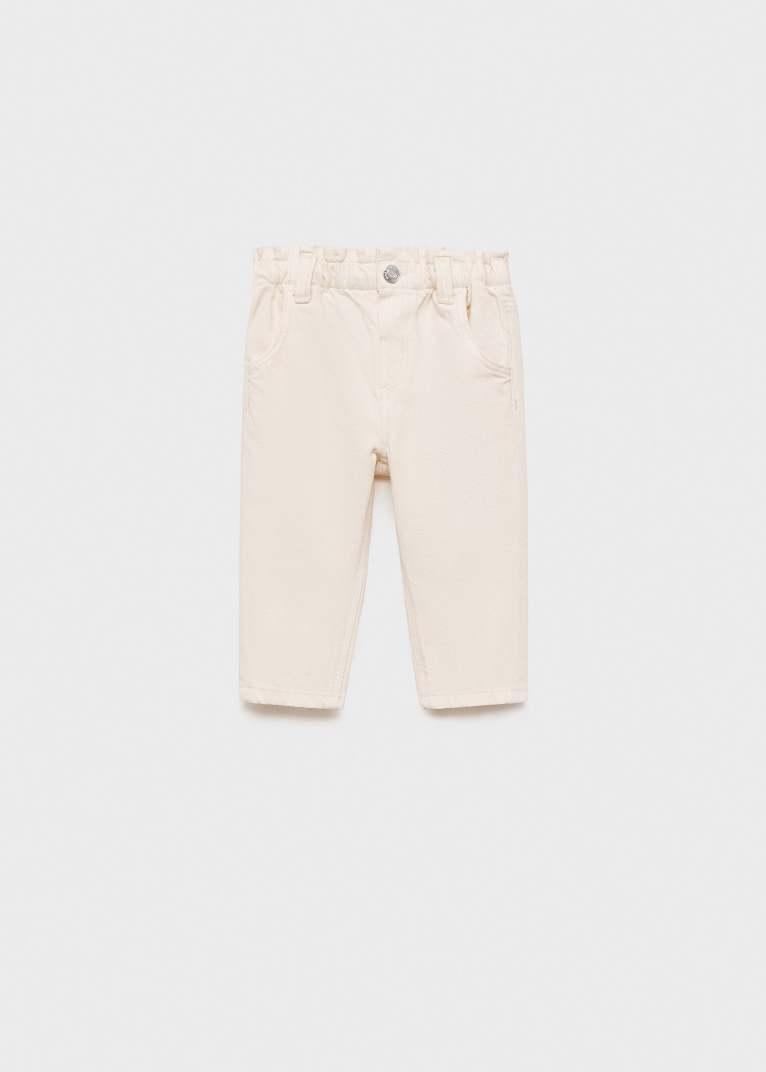 Jeans paperbag rectes - Article sense model