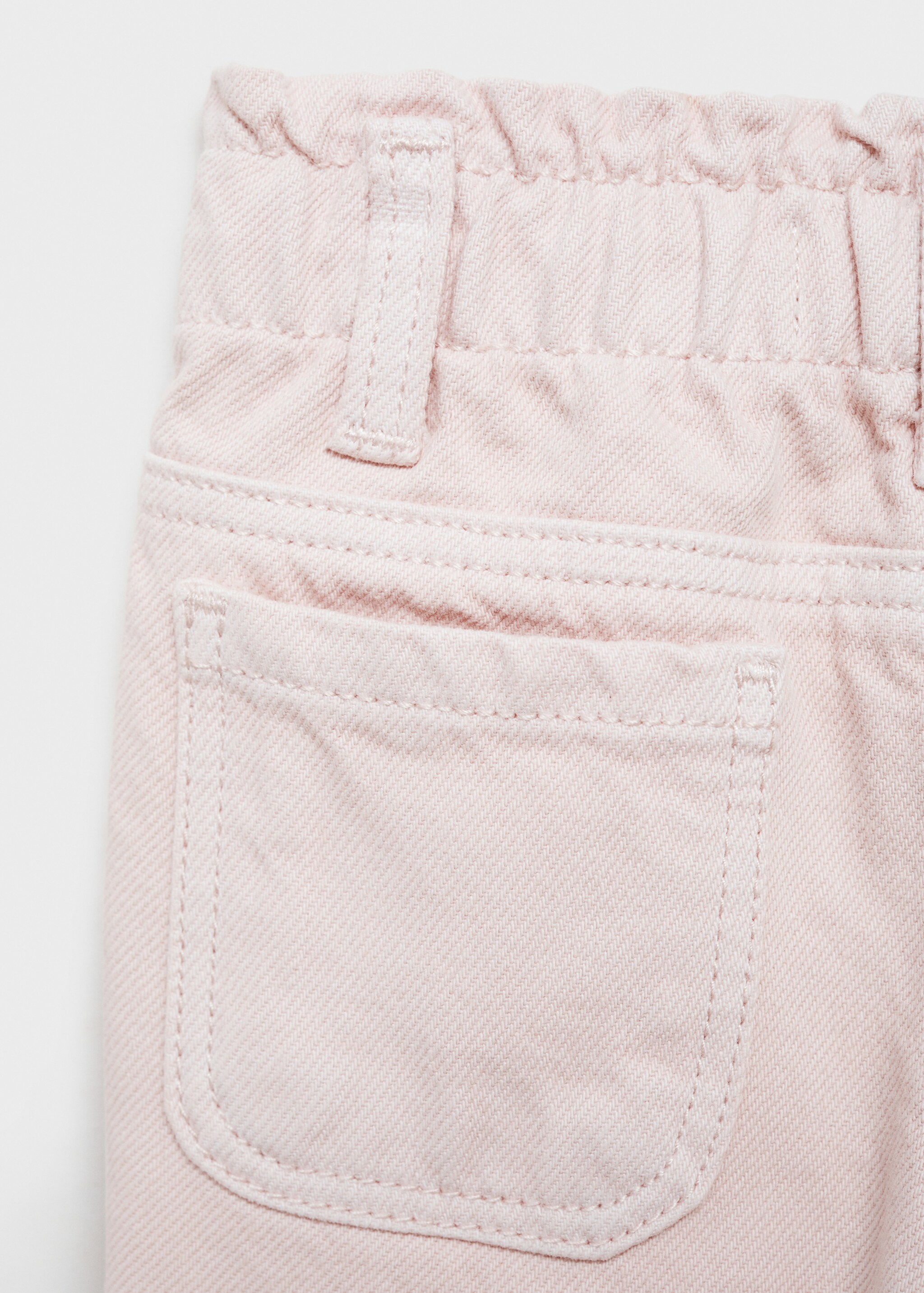 Jeans paperbag rectes - Detall de l'article 0, Rosa. Ref: 87021513-00.