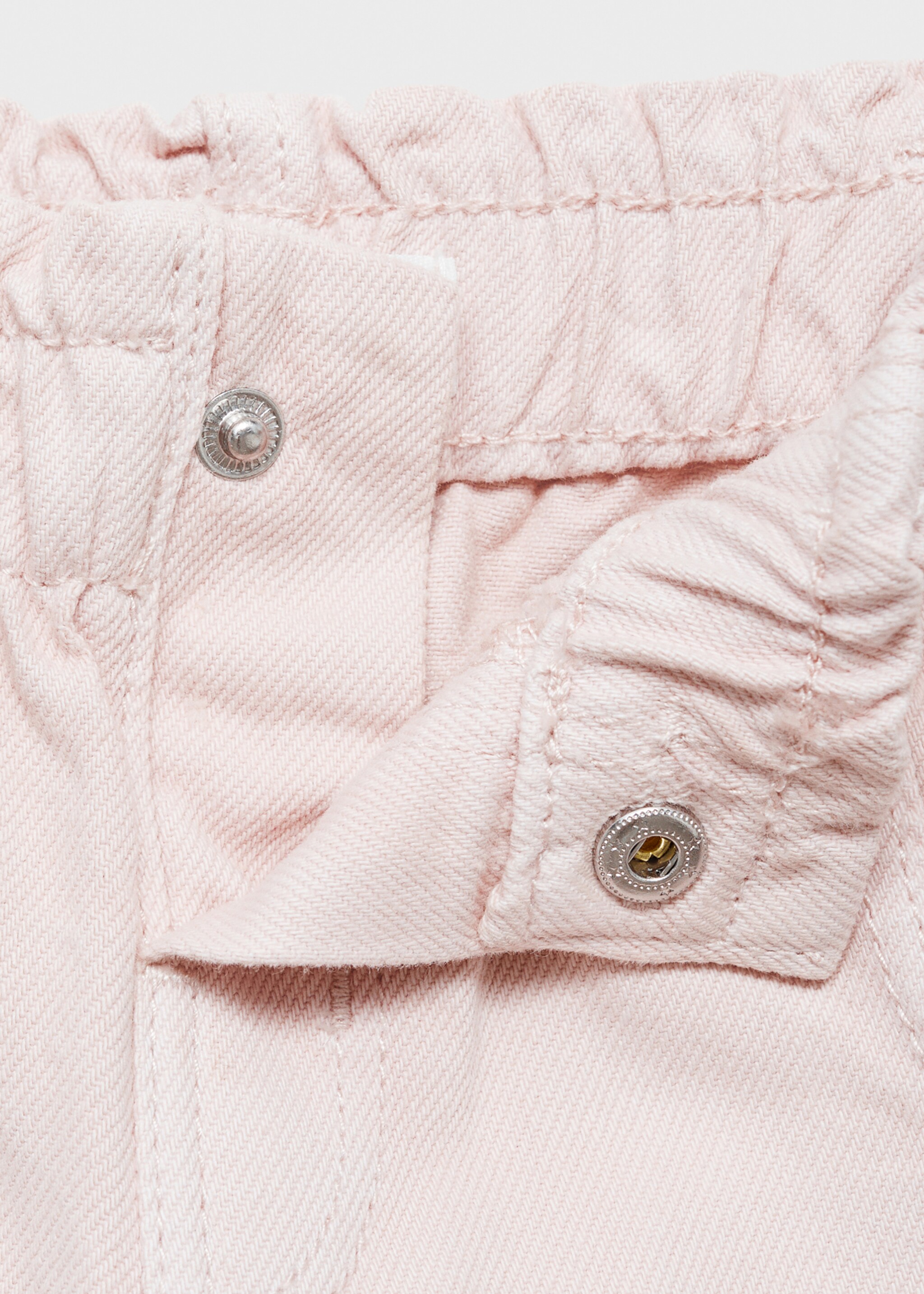 Jeans paperbag rectes - Detall de l'article 8, Rosa. Ref: 87021513-00.