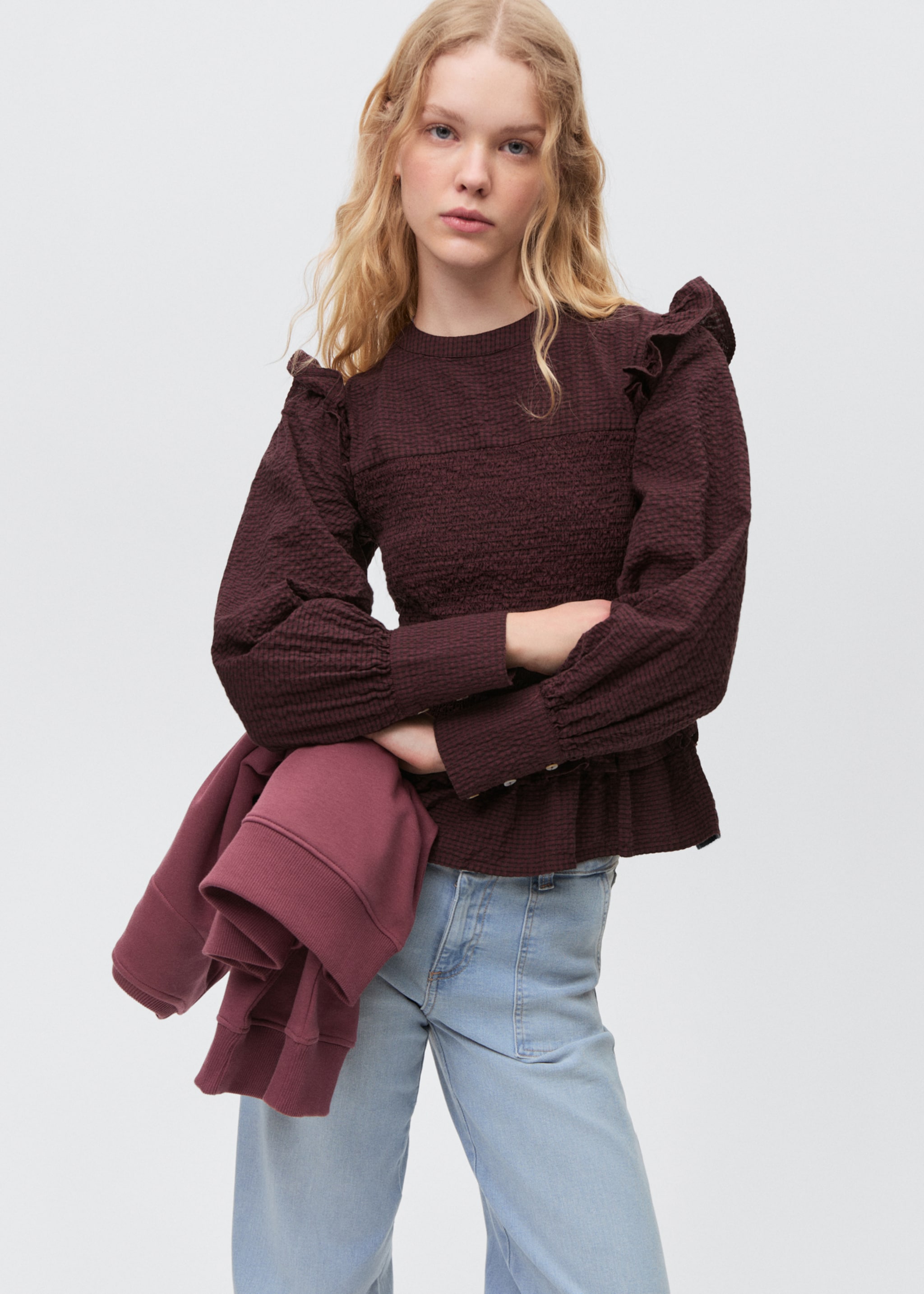 Brusa frunzida volants - Pla mig, Grana. Ref: 87021517-00.