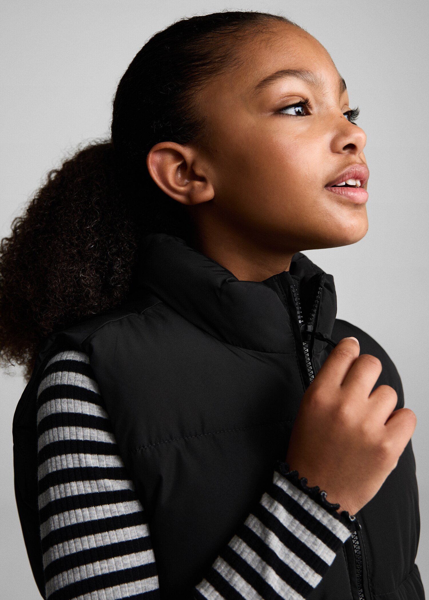 Dlouhá prošívaná vesta - Detail zboží 1