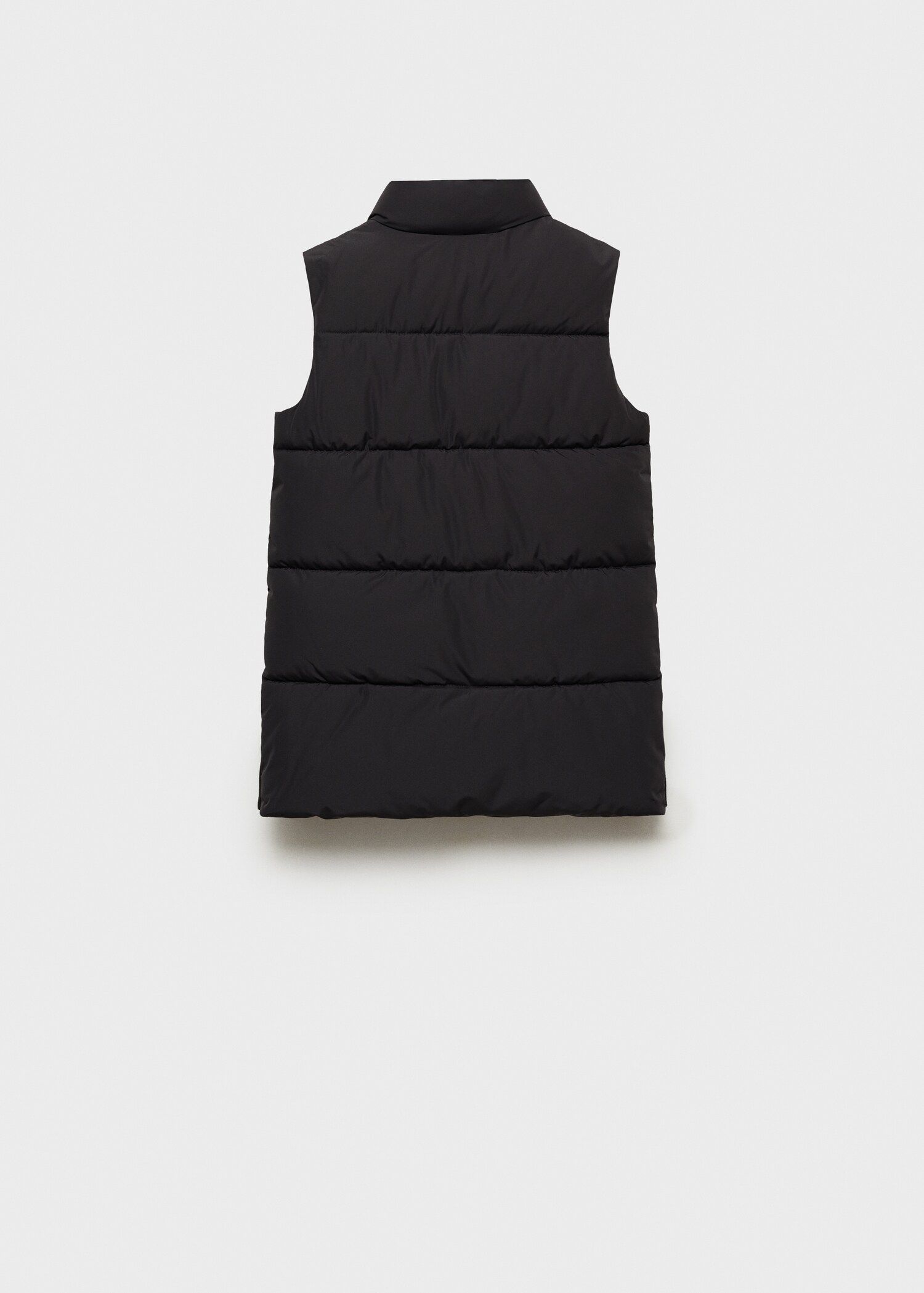 Dlouhá prošívaná vesta - Zadní strana zboží