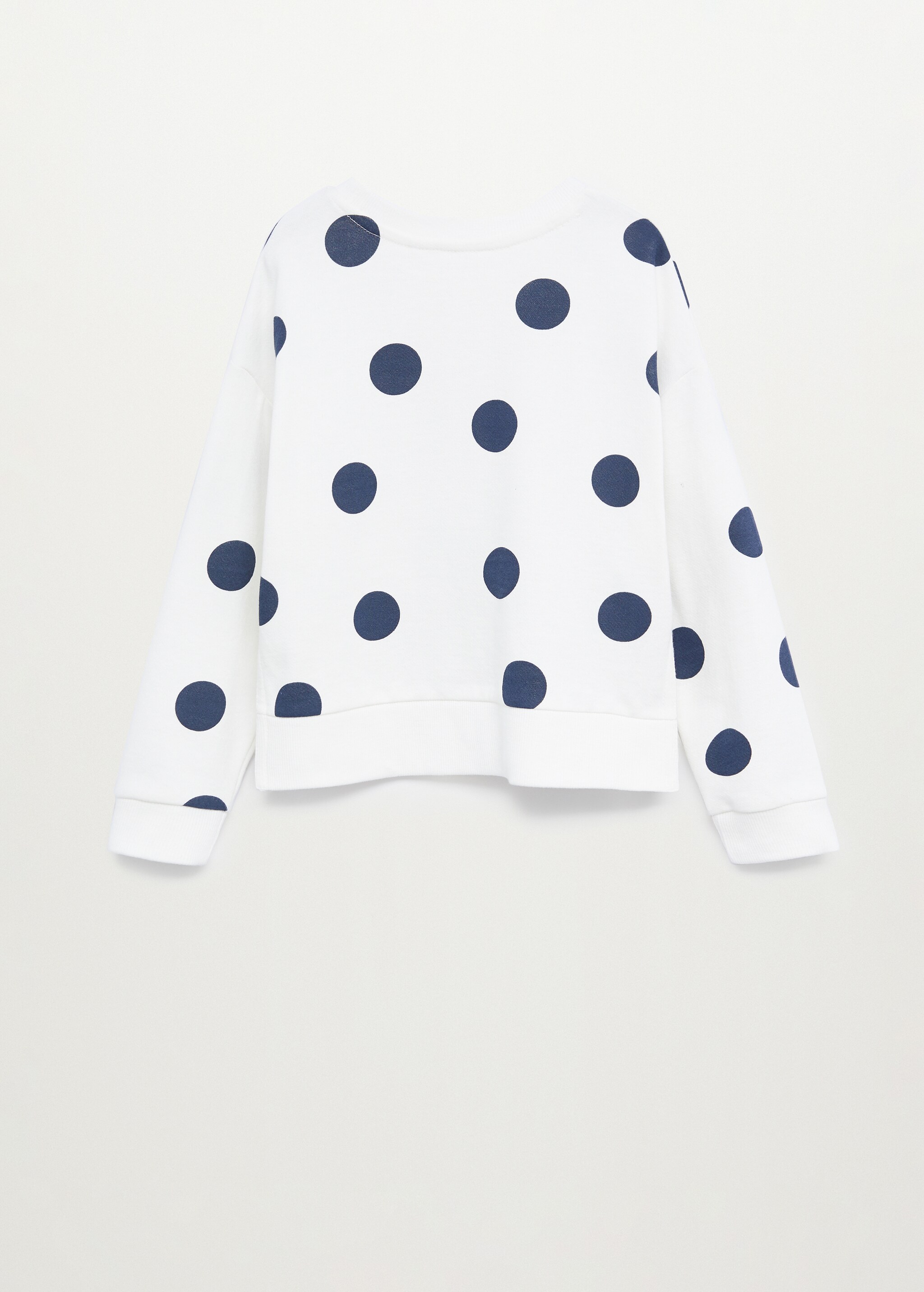 Sudadera estampada algodón orgánico - Reverso del artículo