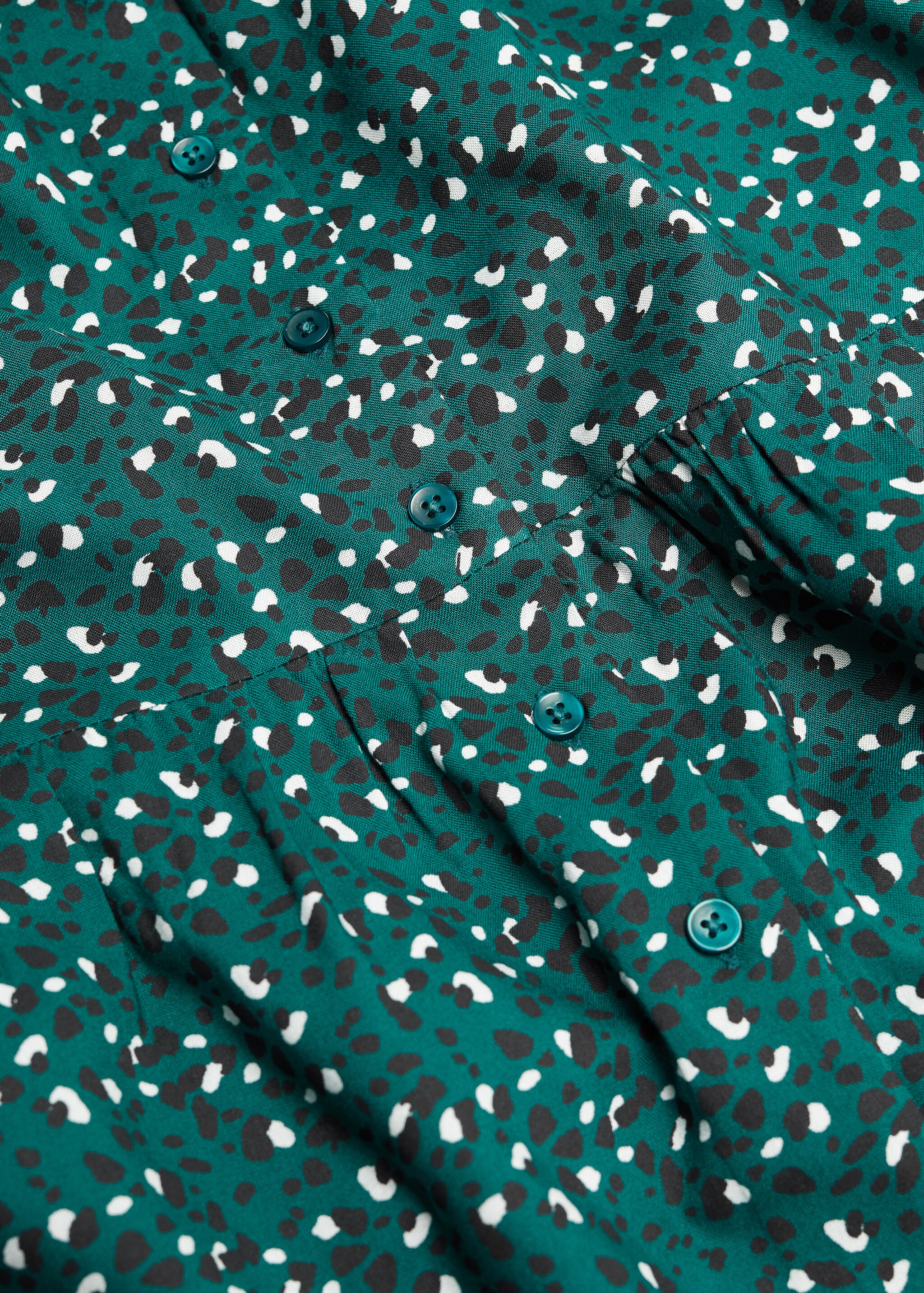 Printed short dress - Details of the article 8