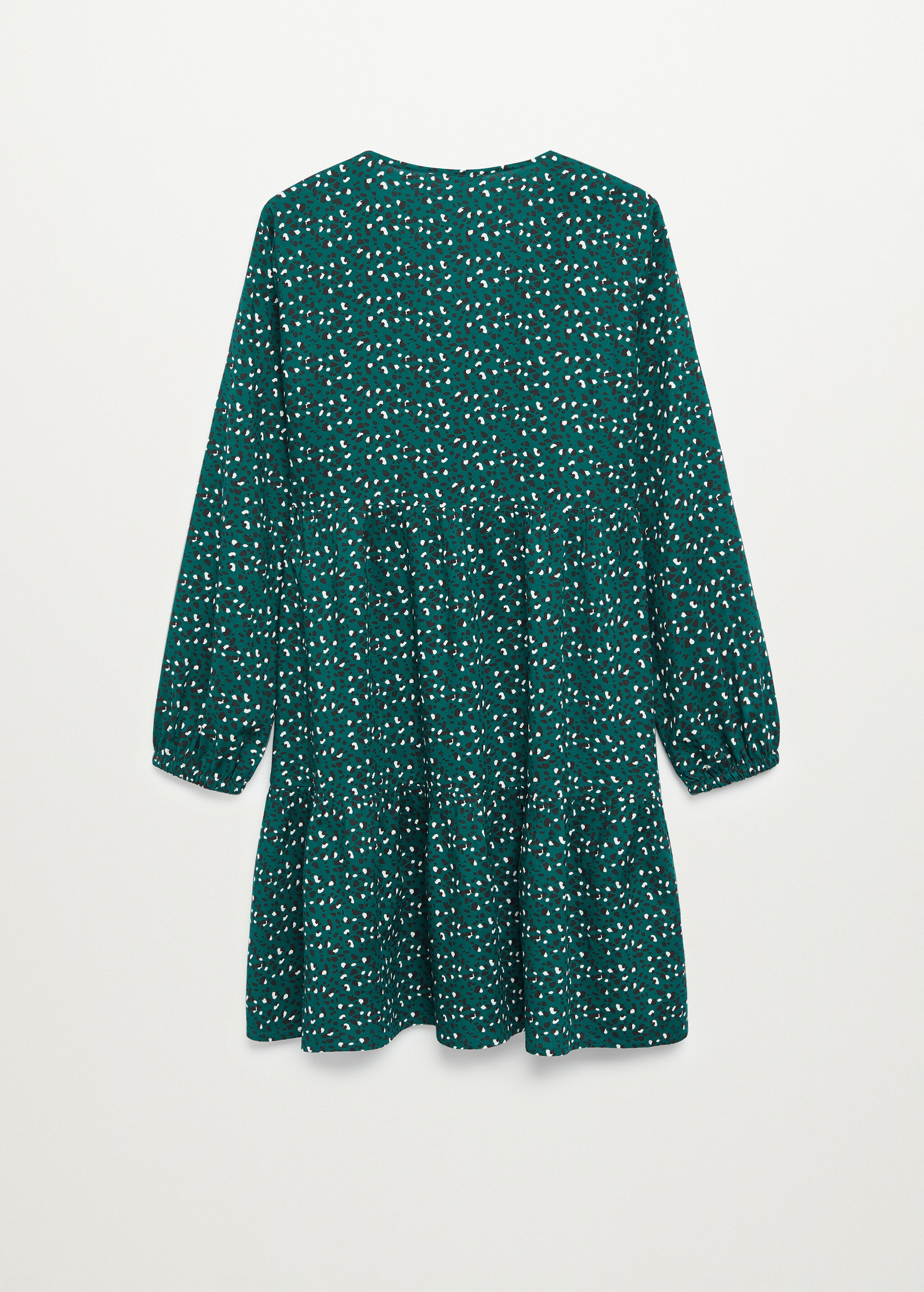 Printed short dress - Reverse of the article