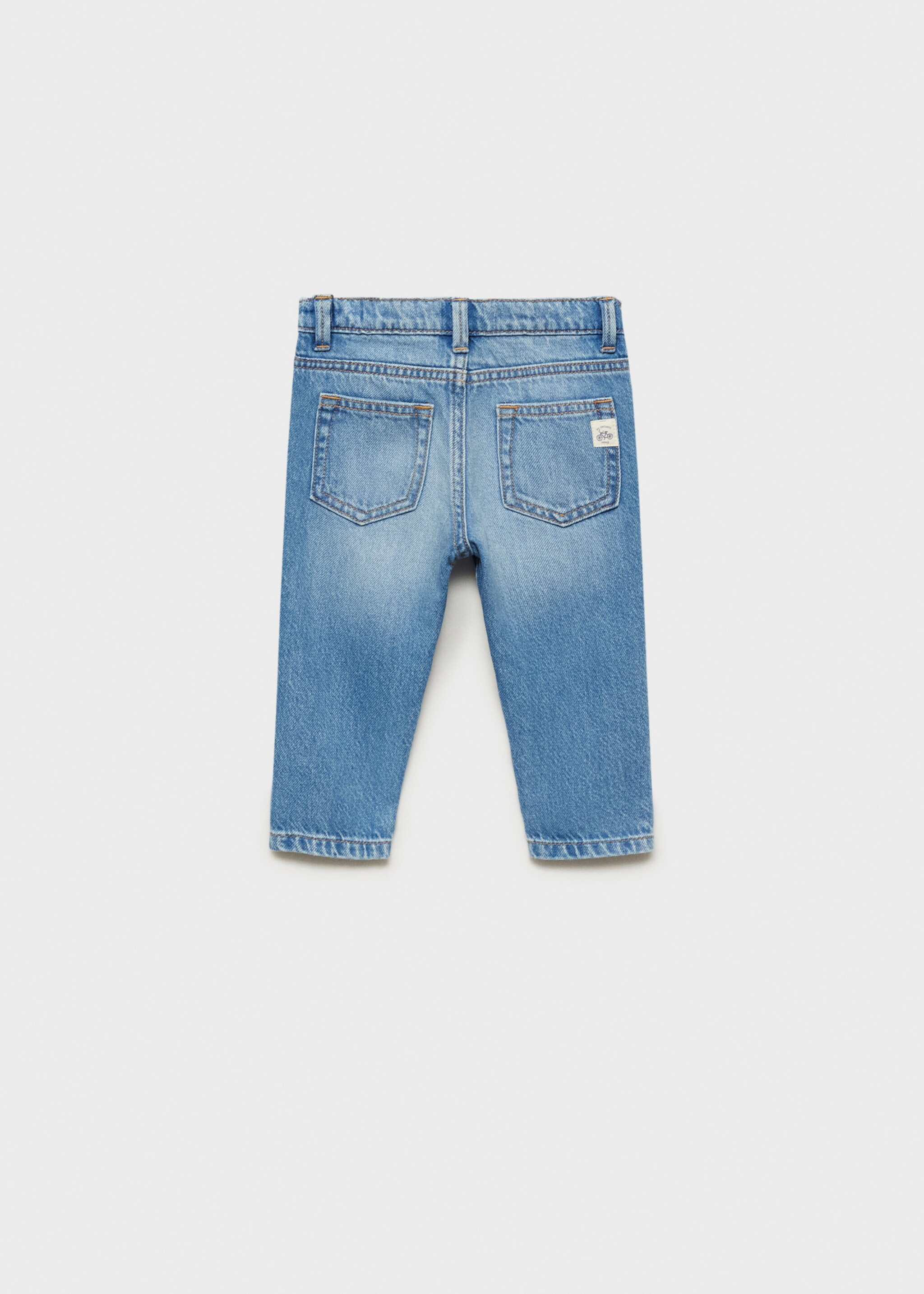 Ripped details skinny-fit jeans - Reverse of the article, Medium Blue. Ref: 87022534-00.