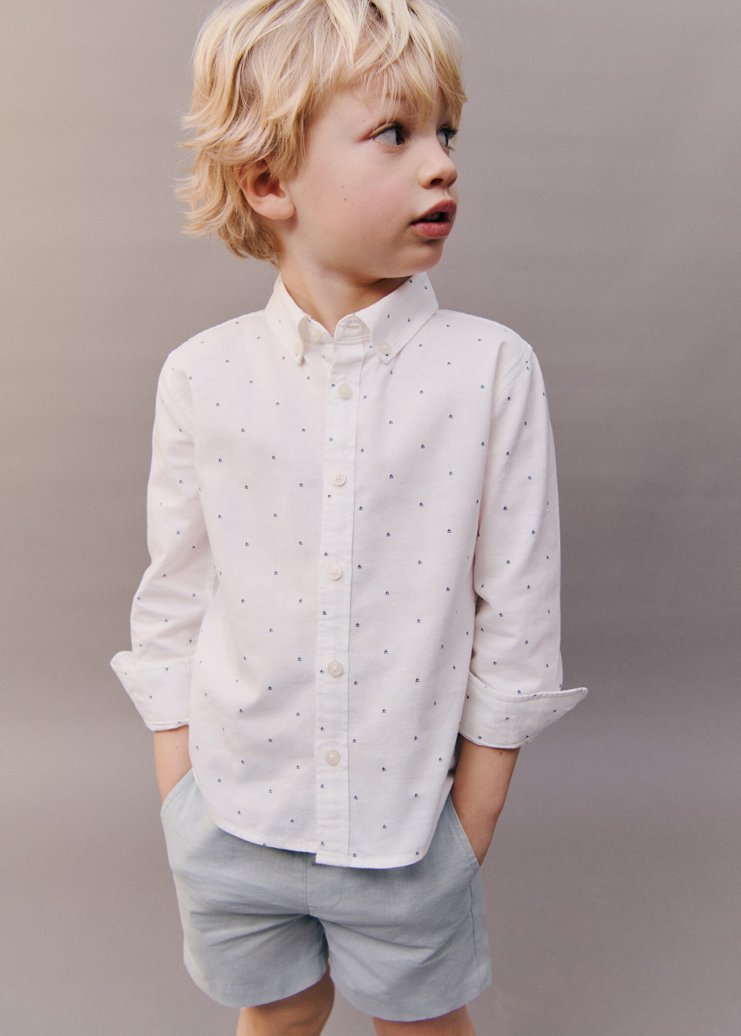 Camisa Òxford estampada - Detall de l'article 5