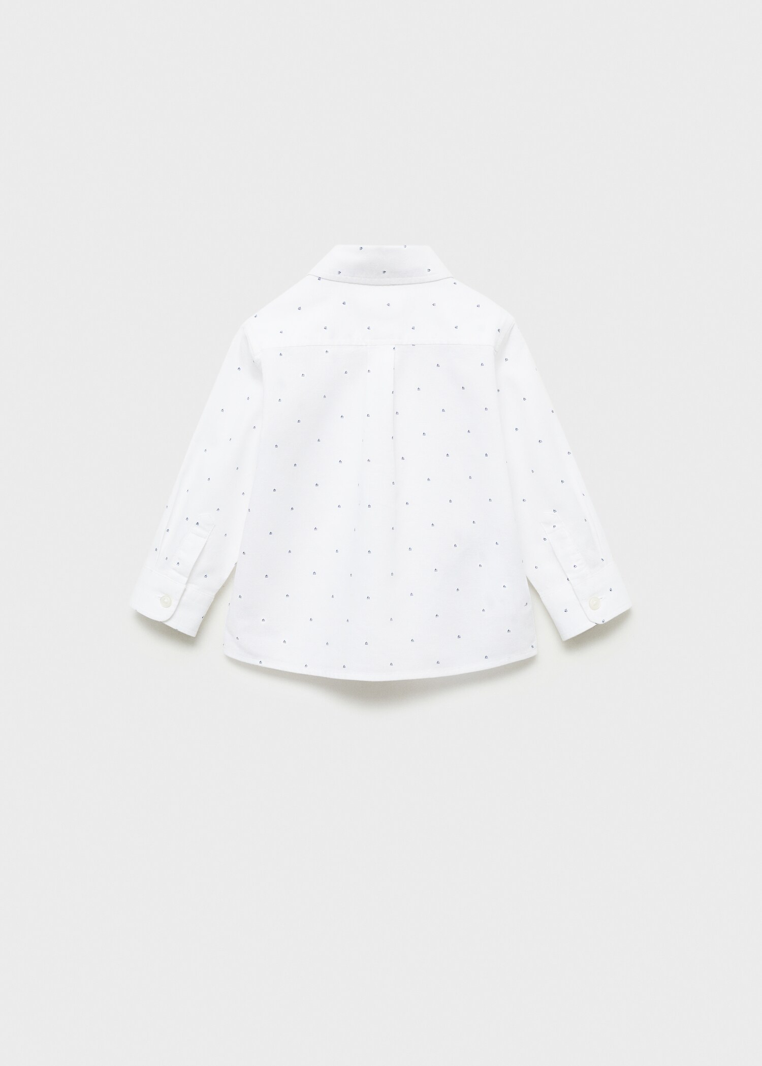 Camisa Òxford estampada - Revers de l'article