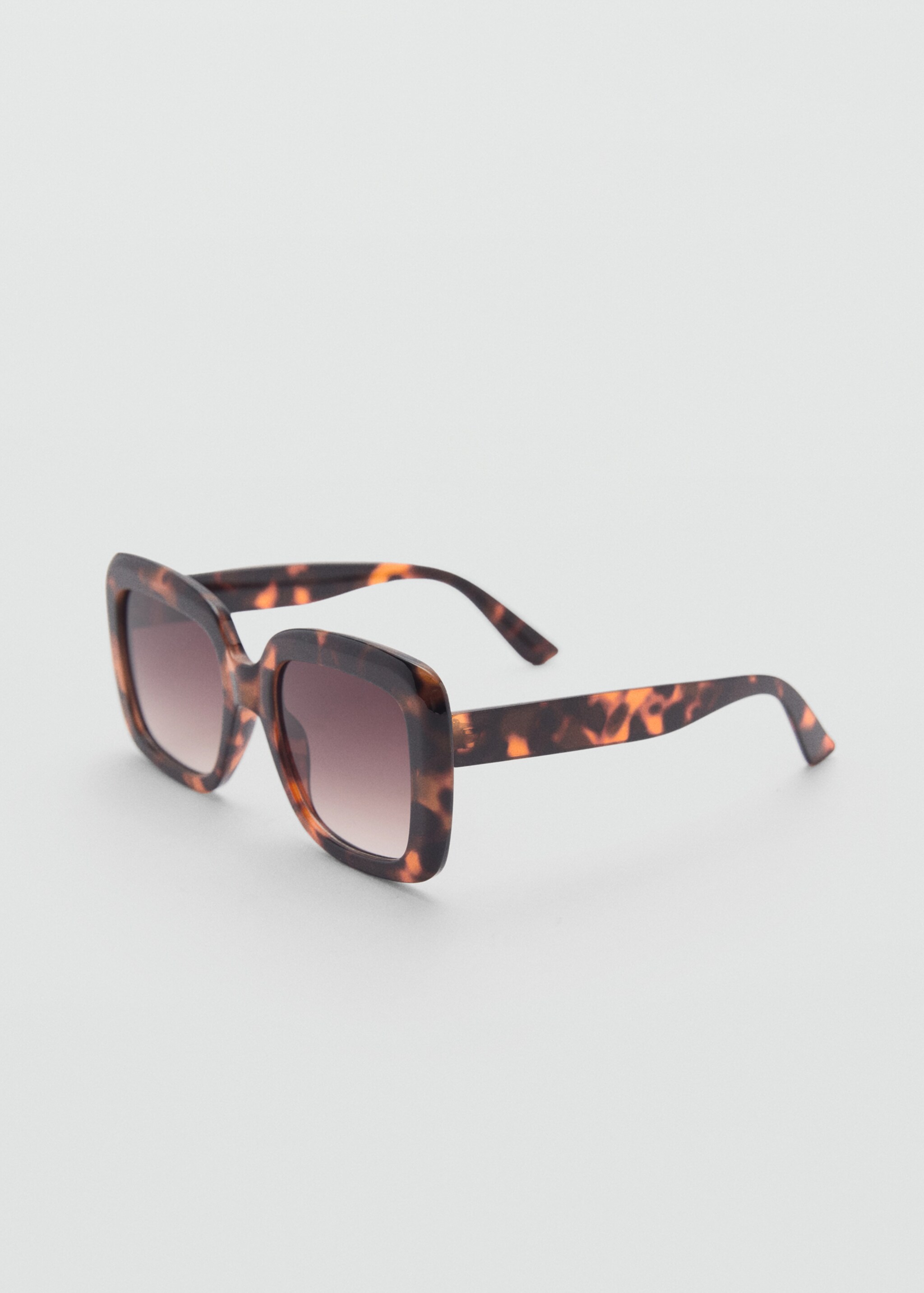 Resin frame sunglasses - Medium plane, Chocolate. Ref: 87022537-00.