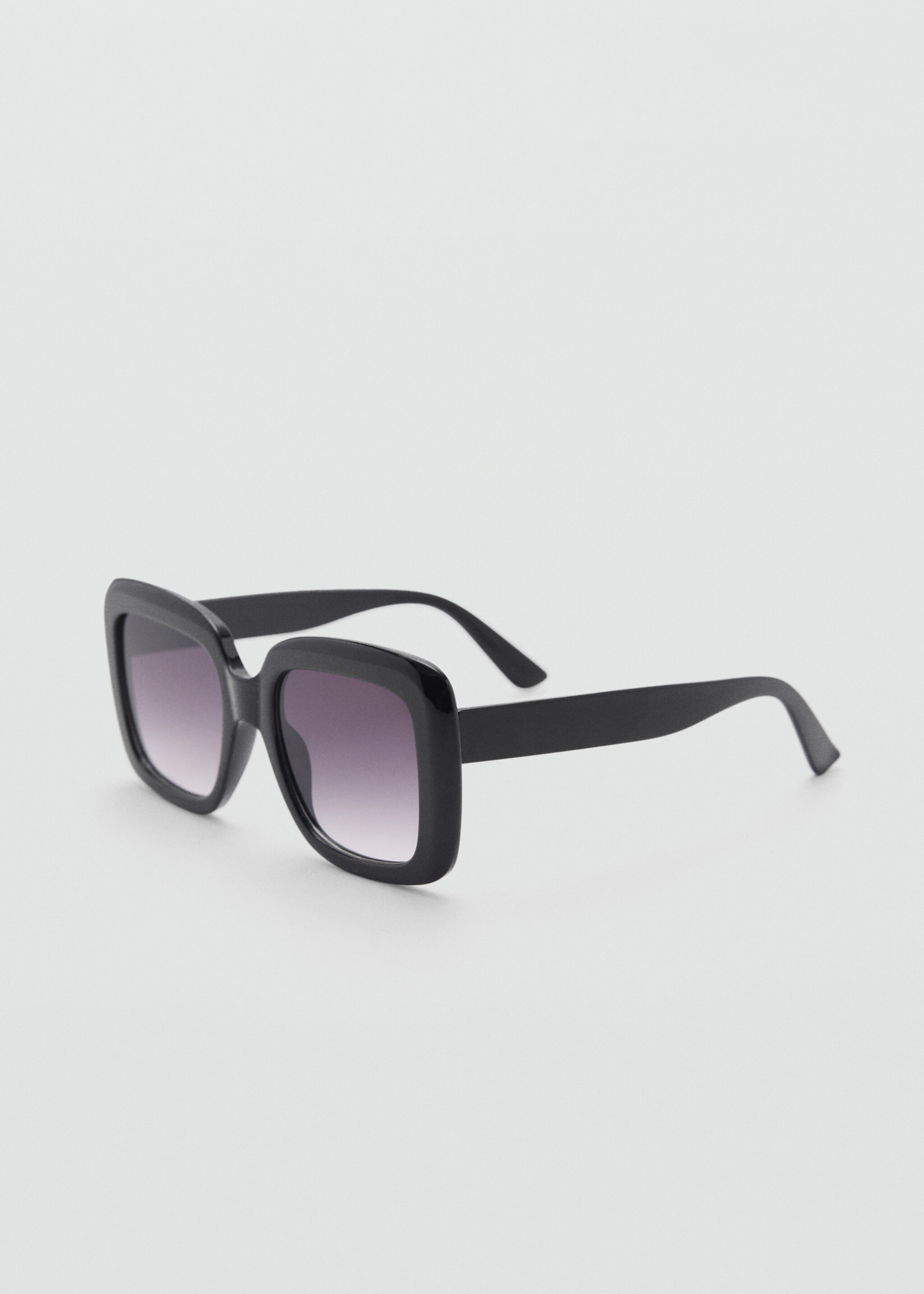 Resin frame sunglasses - Medium plane, Black. Ref: 87022537-00.