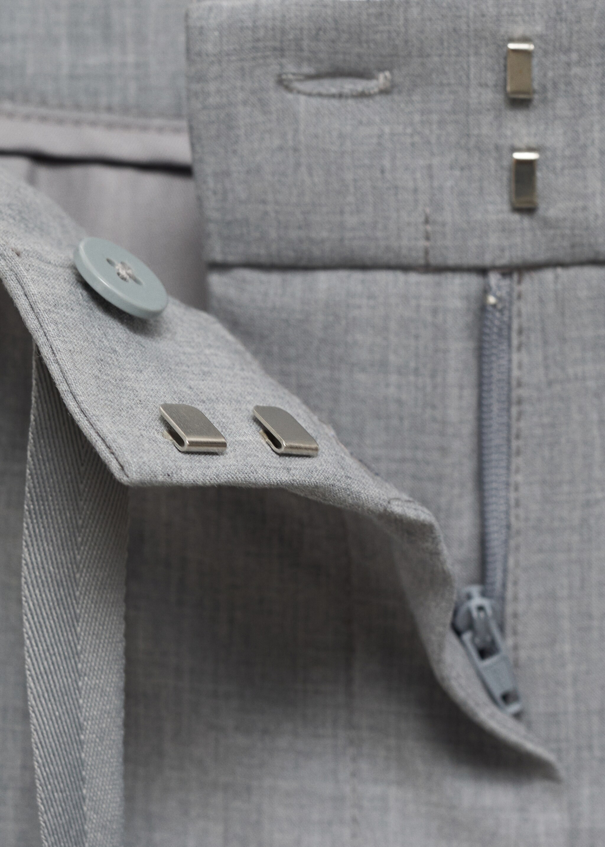 Drawstring jogger trousers - Details of the article 8, Grey. Ref: 87022542-00.