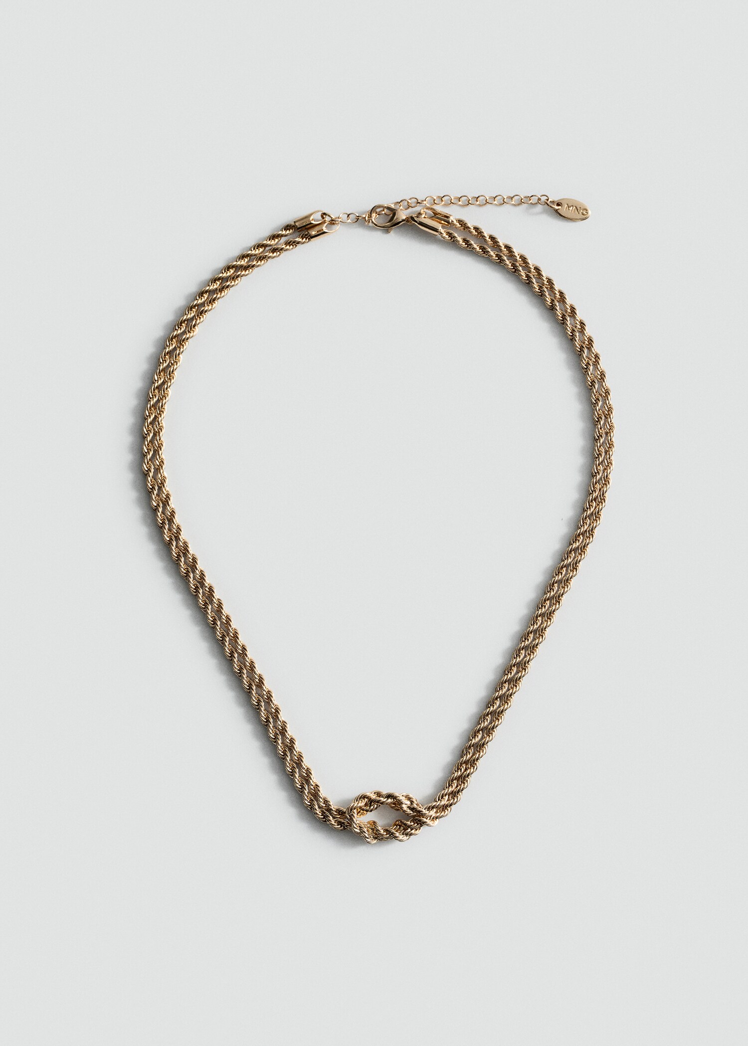 Braided chain necklace - Article without model