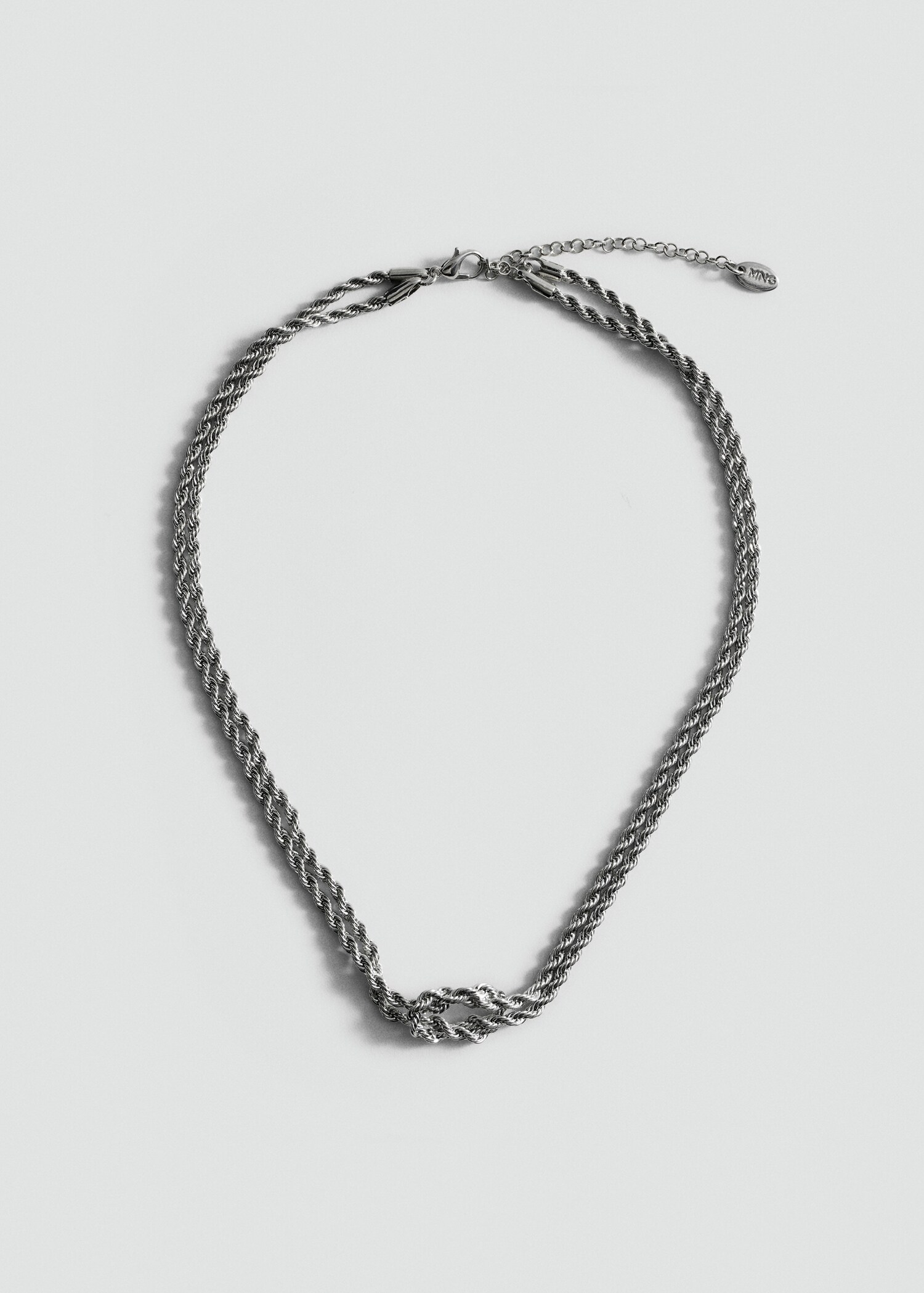 Braided chain necklace - Article without model
