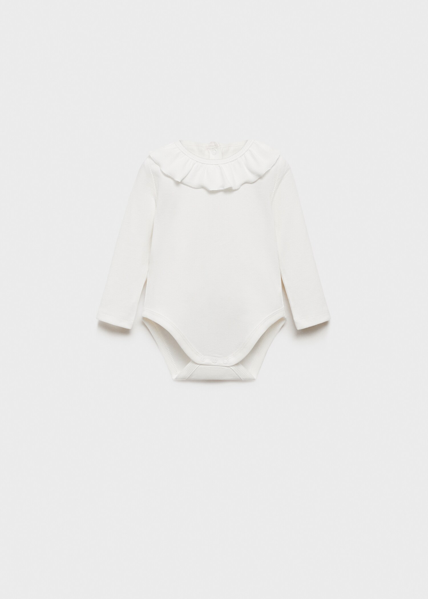 Ruffle ribbed bodysuit - Article without model