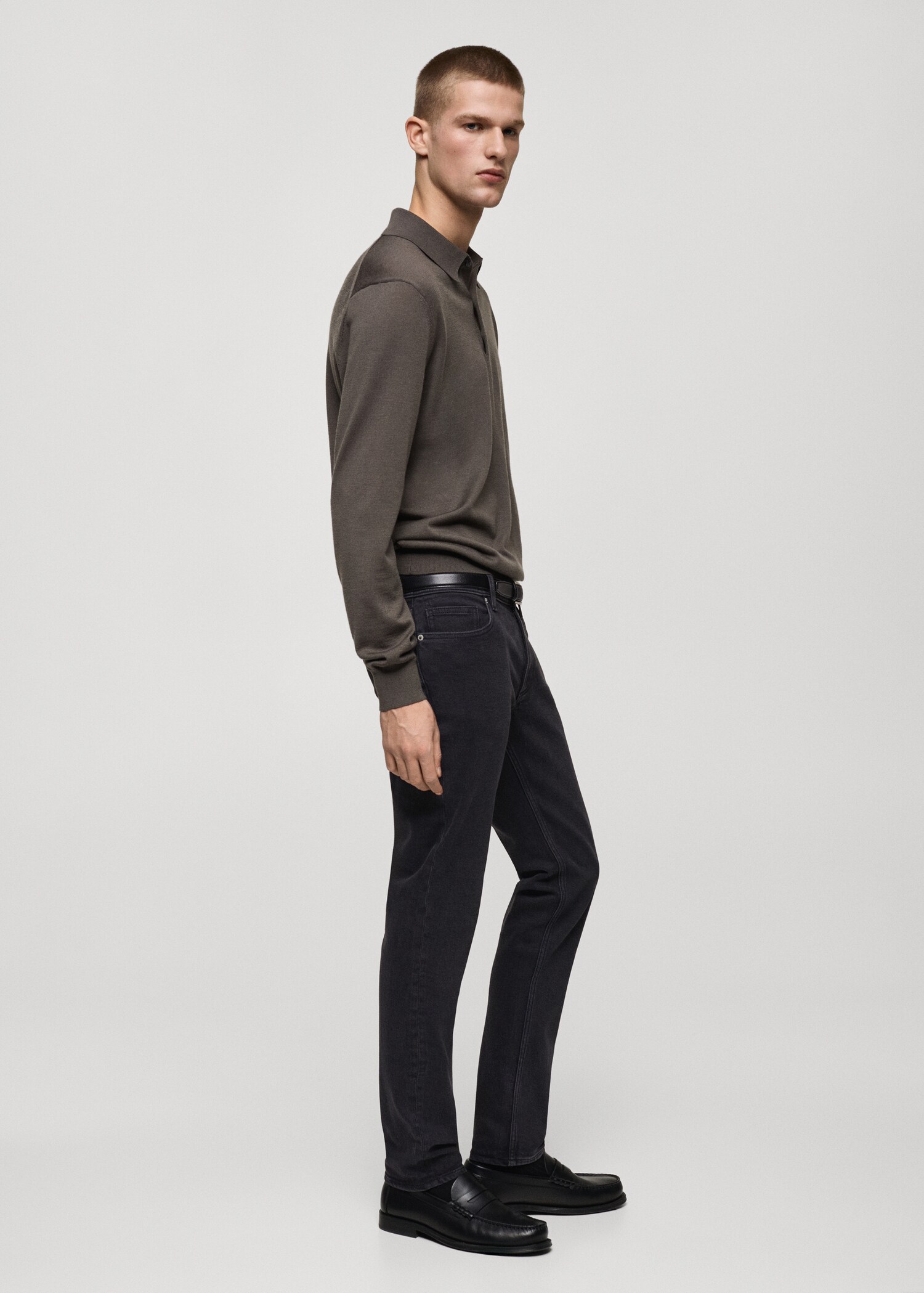 Slim fit black Jan jeans - Details of the article 2