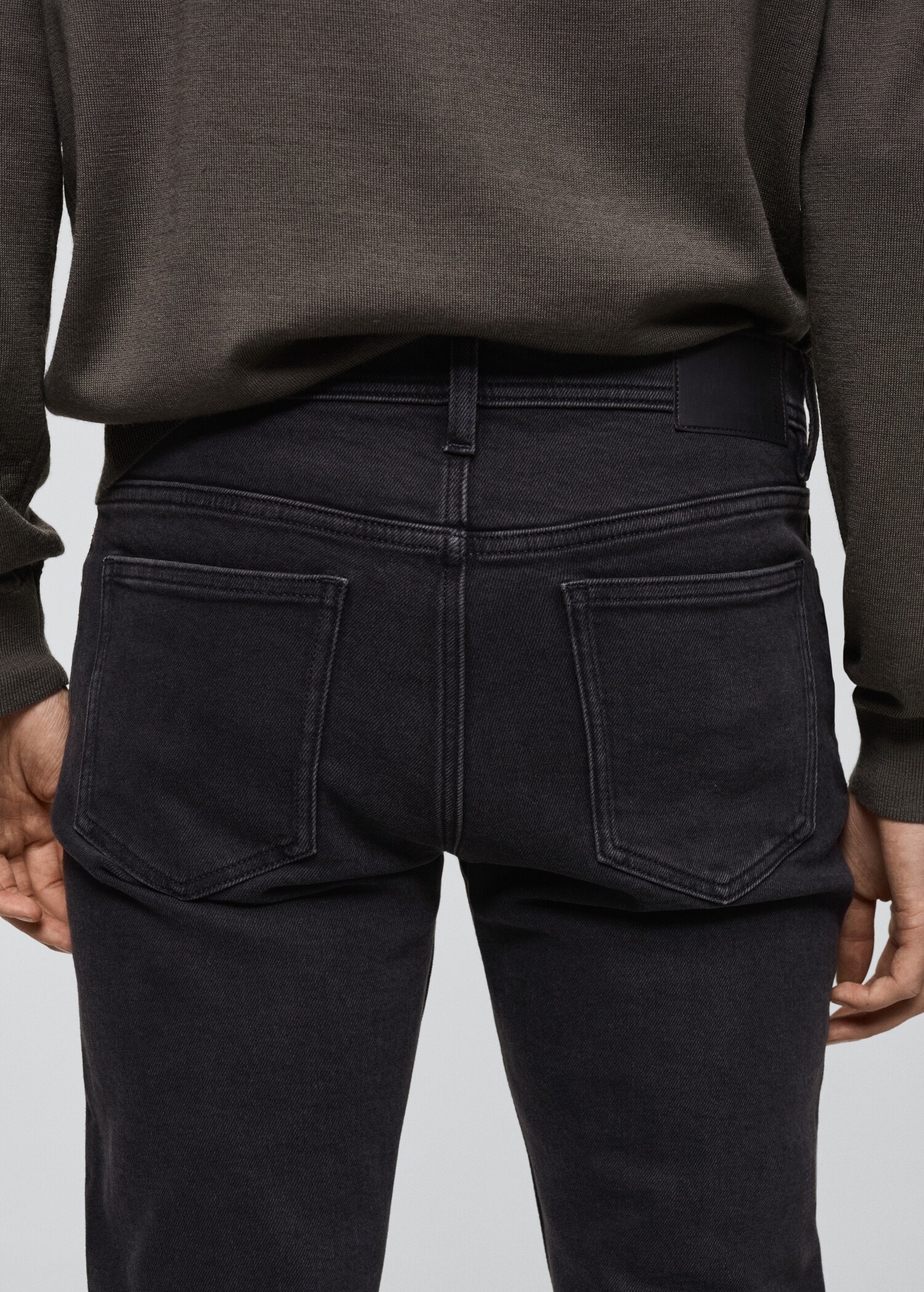 Slim fit black Jan jeans - Details of the article 6