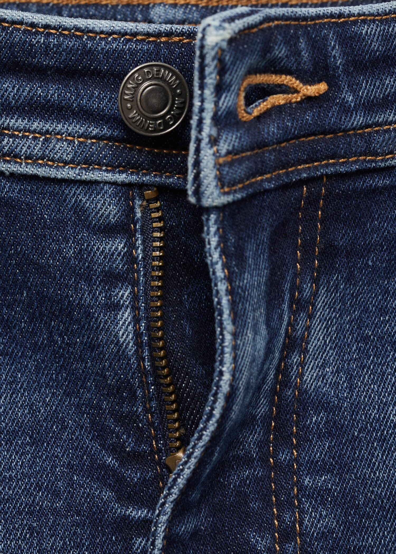 Jan slim-fit faded dark-wash jeans - Details of the article 8