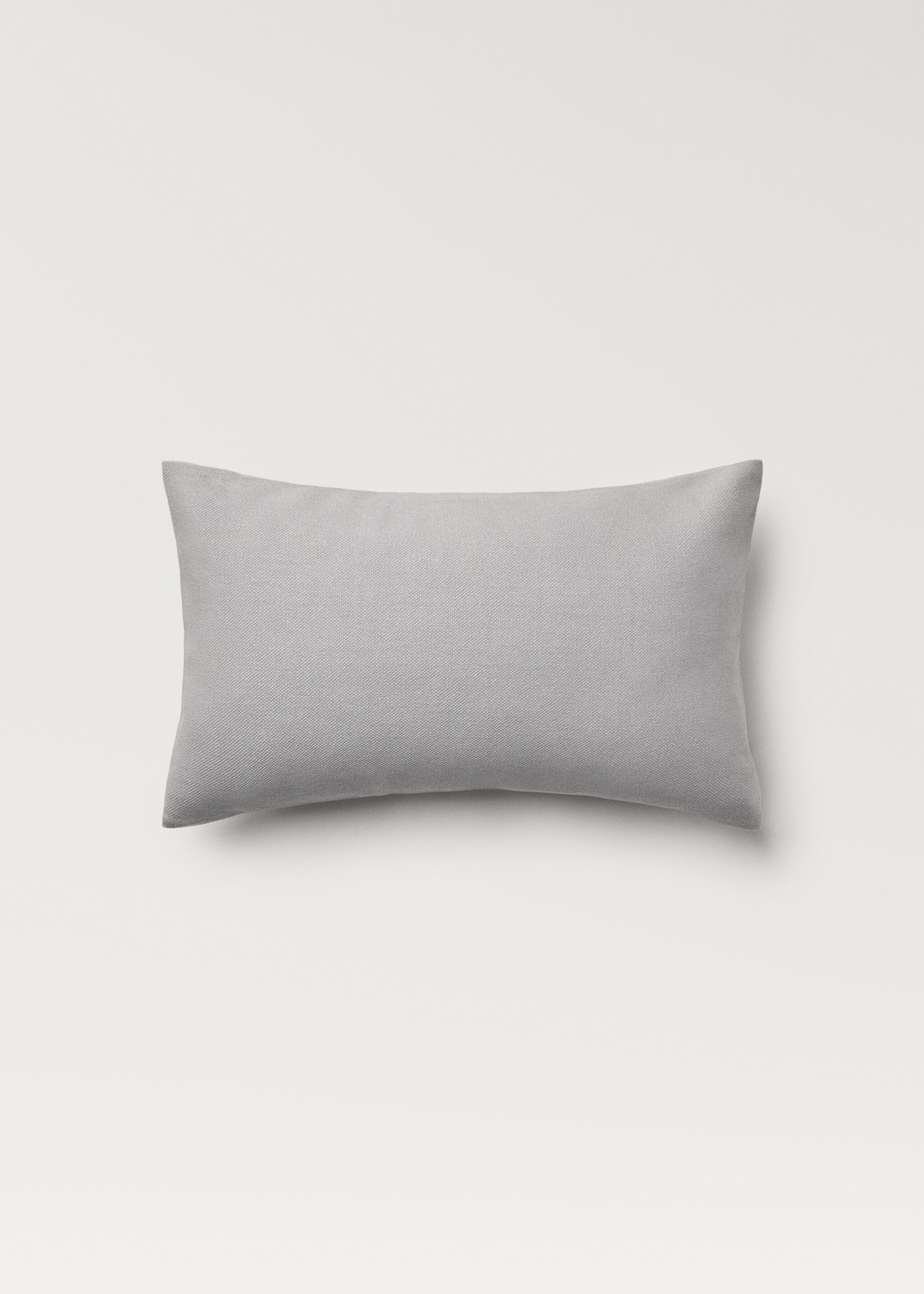 Cushion cover with structure, 30x50 cm - Article without model, Light/Pastel Grey. Ref: 87022914-00.