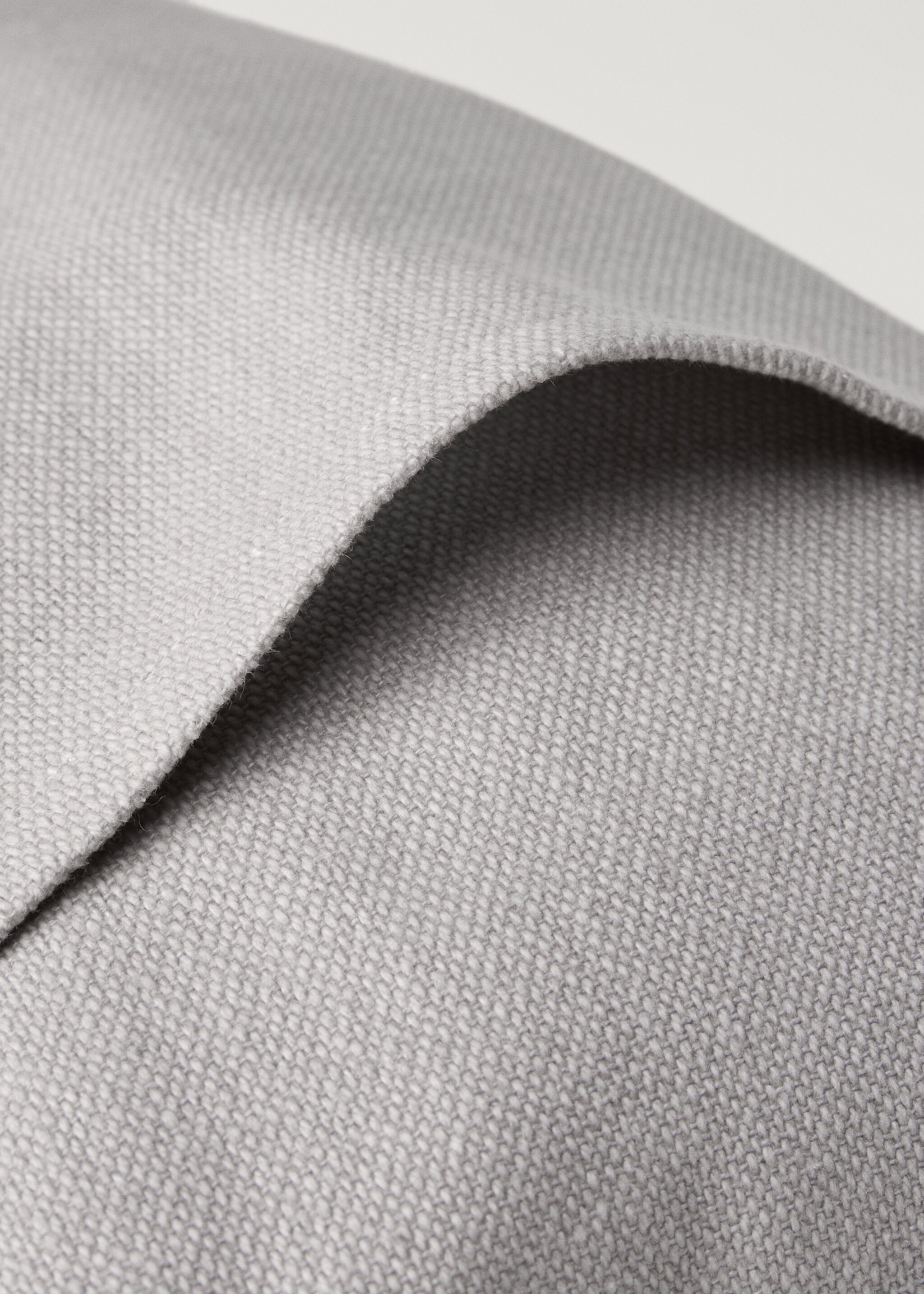 Cushion cover with structure, 30x50 cm - Details of the article 1, Light/Pastel Grey. Ref: 87022914-00.