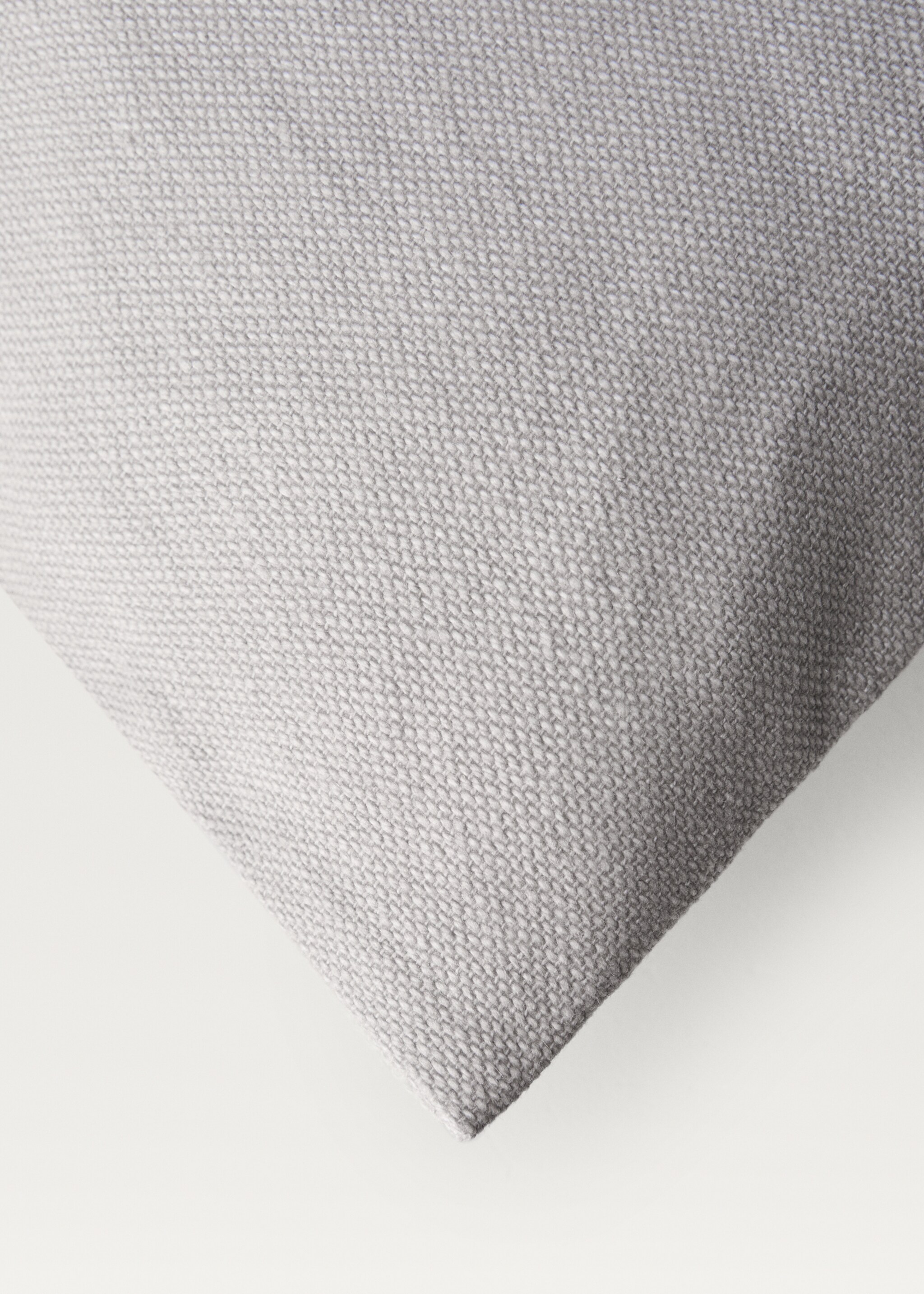 Cushion cover with structure, 30x50 cm - Details of the article 2, Light/Pastel Grey. Ref: 87022914-00.