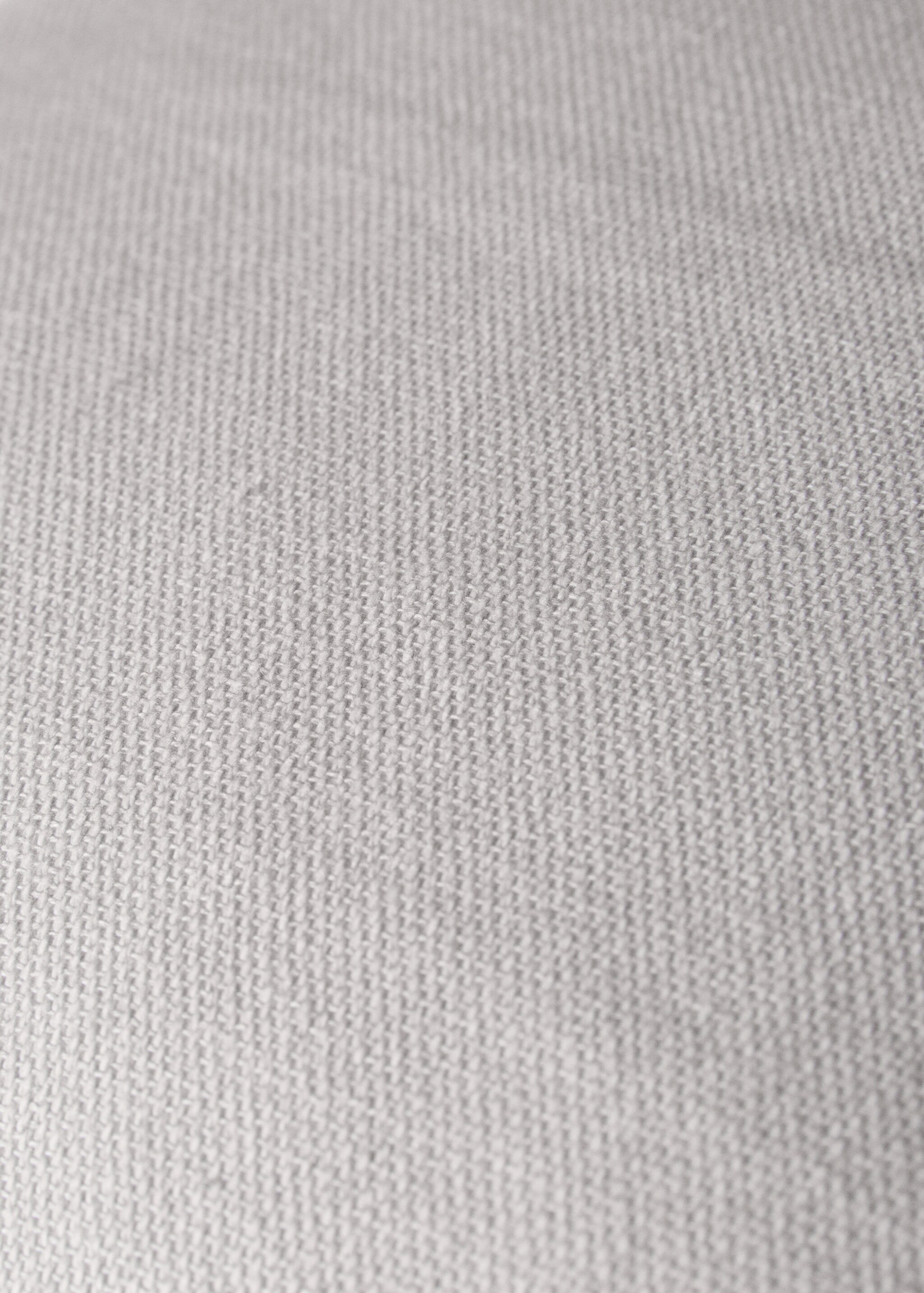 Cushion cover with structure, 45x45 cm - Details of the article 3, Light/Pastel Grey. Ref: 87022915-00.