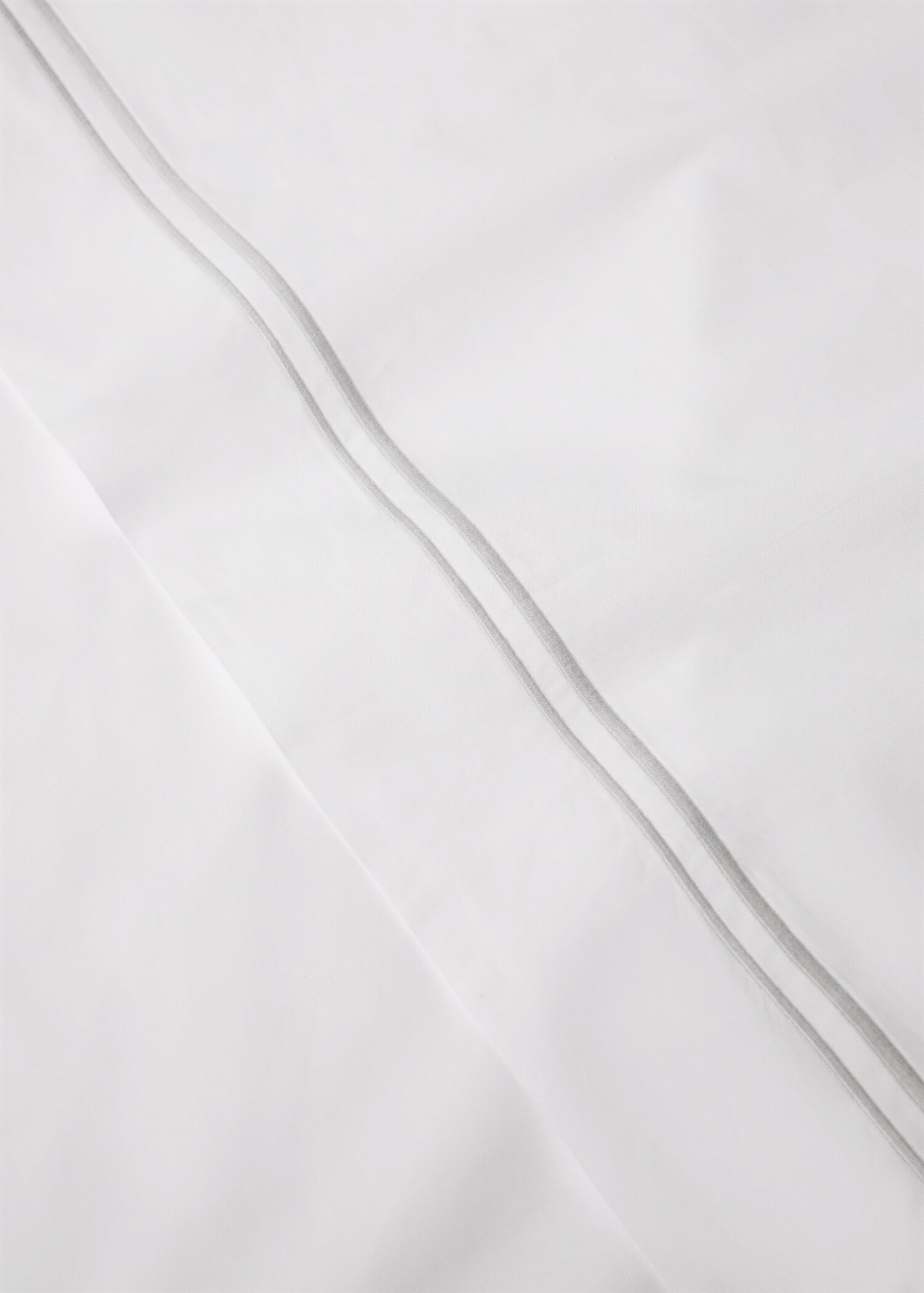 Bovenlaken van perkalkatoen met gefestonneerd detail, bed 90 cm - Detail van het artikel 3