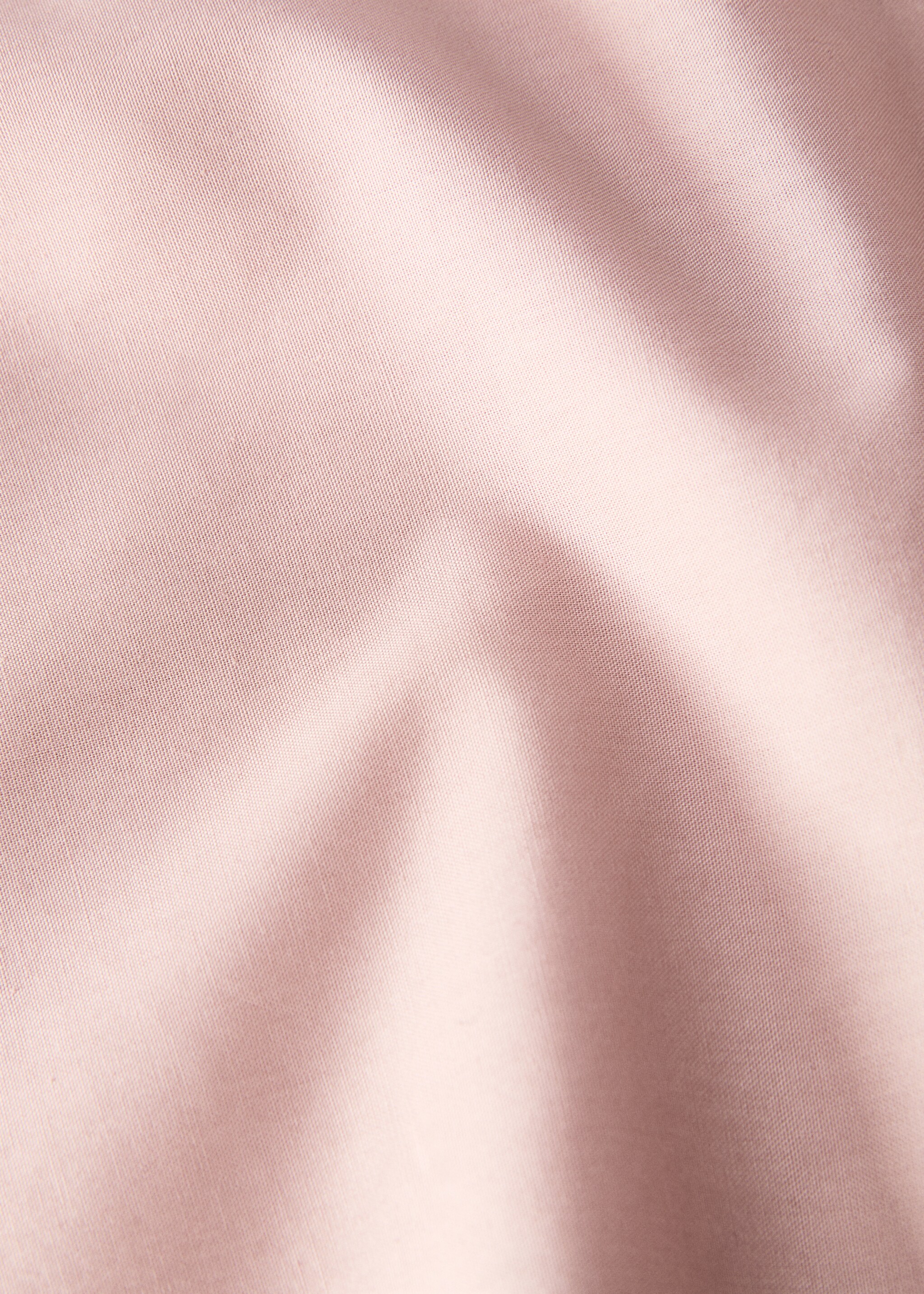 Bovenlaken met contrasterende overlock, bed 90 cm - Detail van het artikel 3, Roze. Ref: 87022952-00.