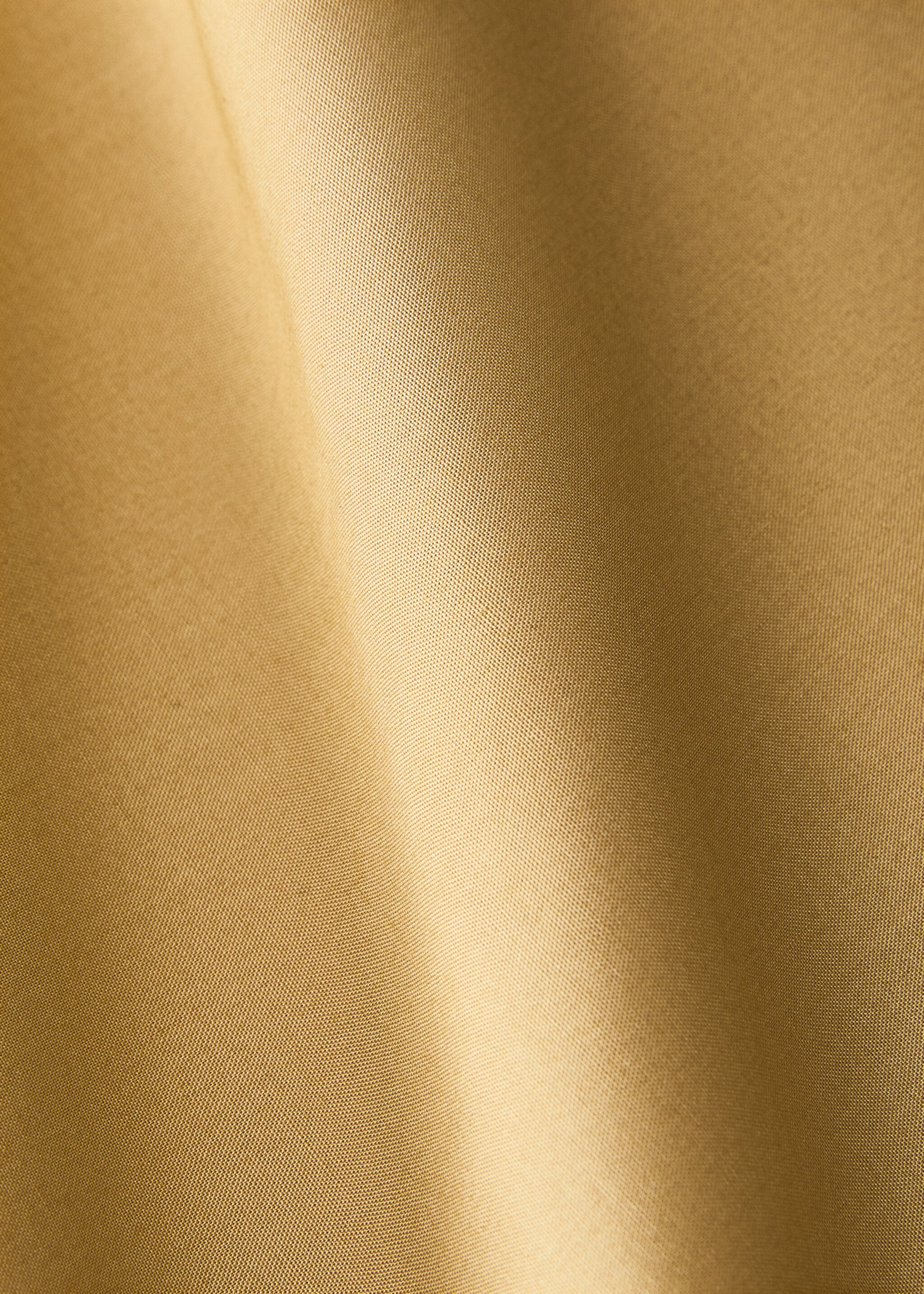 Drap plat percale de coton overlock lit 135/140 cm - Détail de l'article 3, Caramel. Ref: 87022953-00.