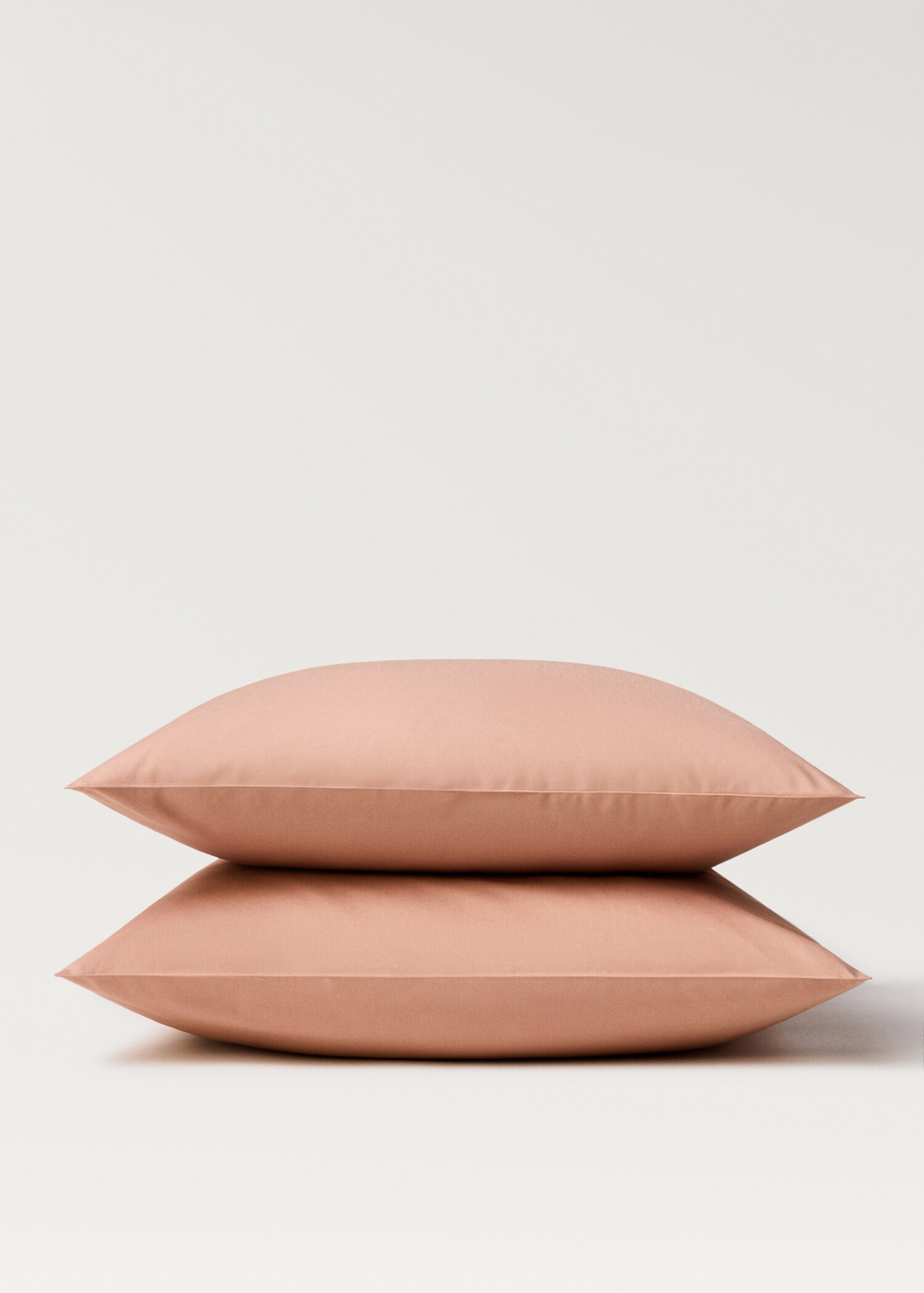 Two cotton percale pillowcases 60x60cm - Details of the article 1