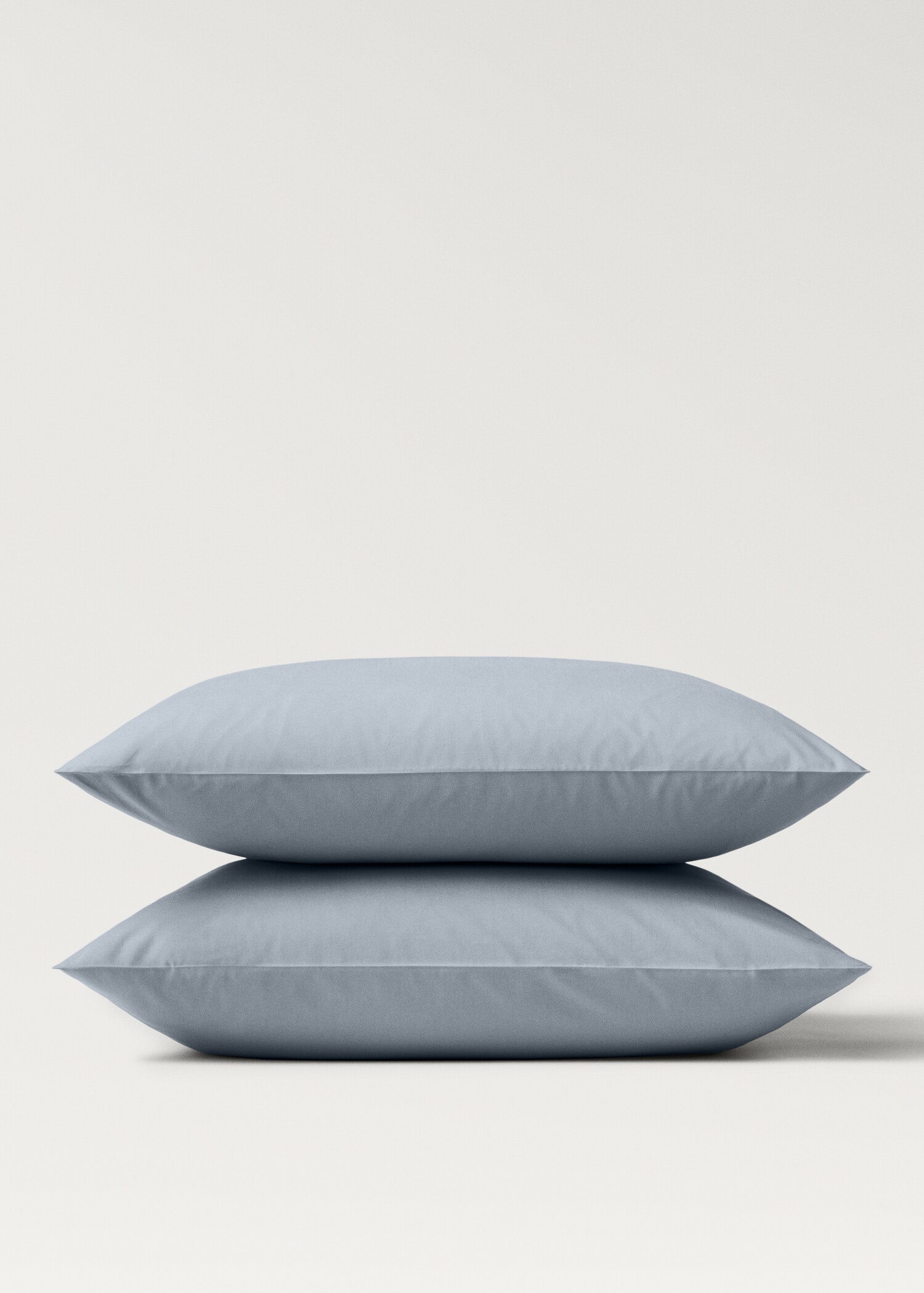 Two cotton percale pillowcases 60x60cm - Details of the article 1