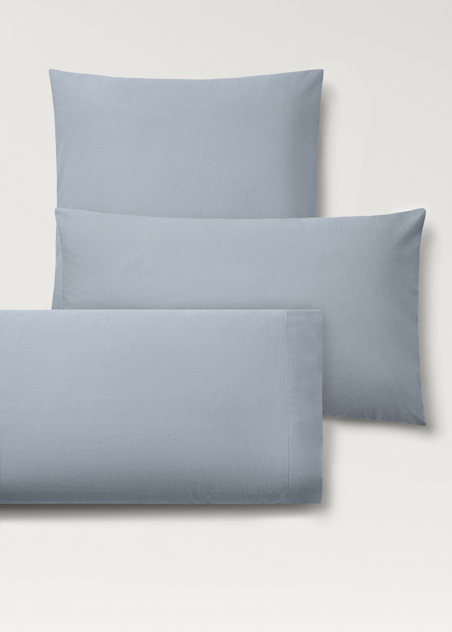 Two cotton percale pillowcases 60x60cm - Details of the article 4