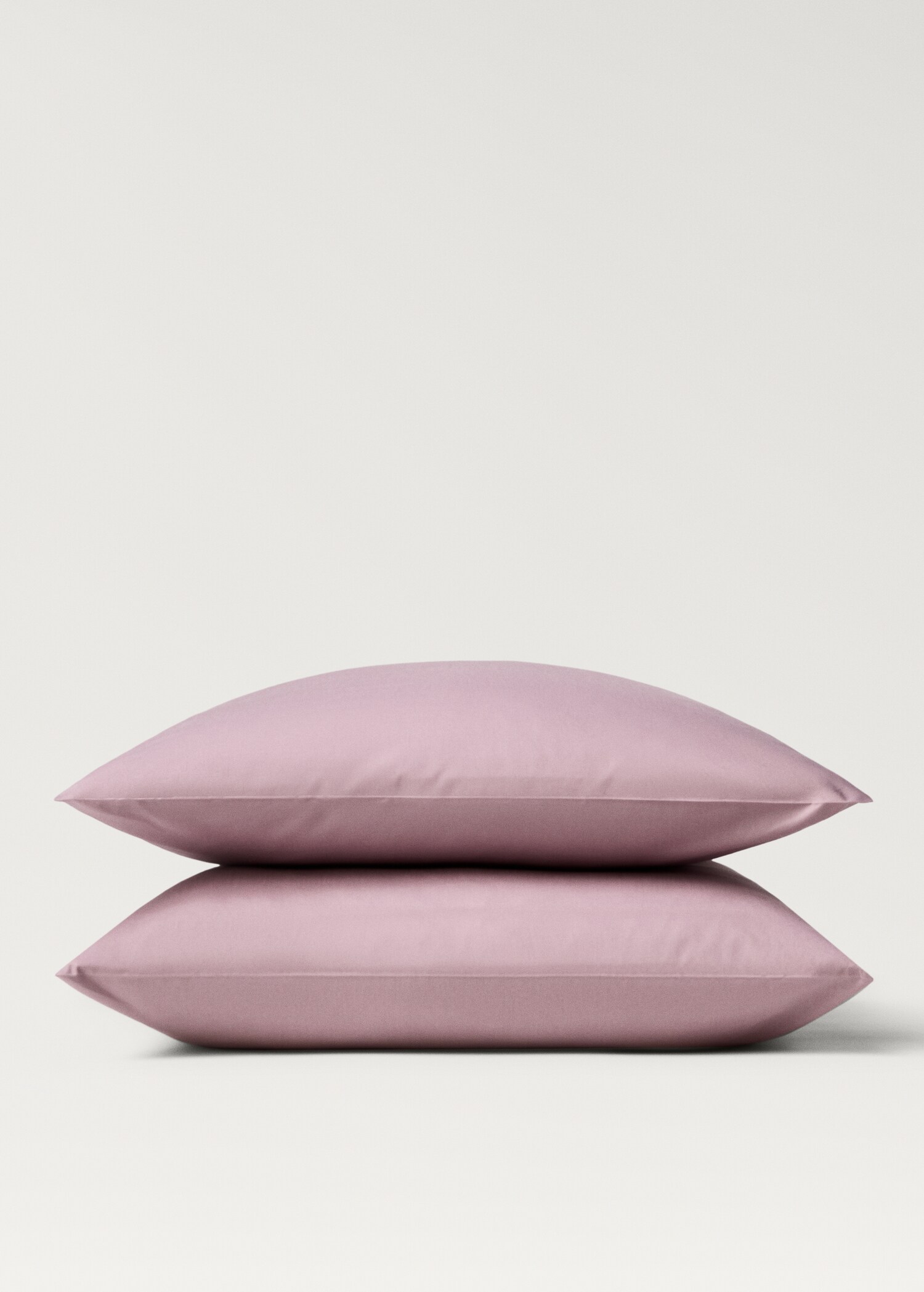 Two cotton percale pillowcases 60x60cm - Details of the article 1