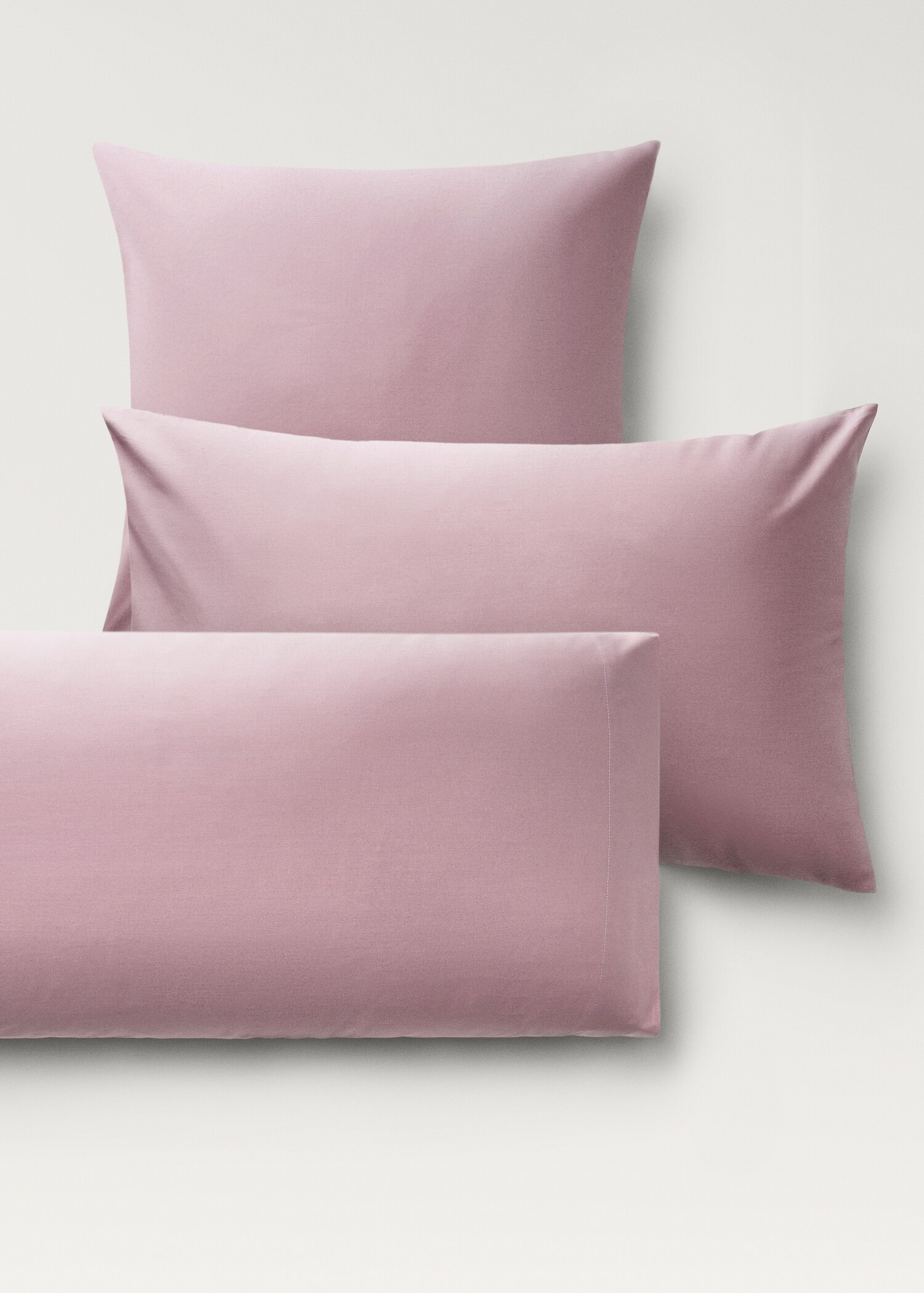 Two cotton percale pillowcases 60x60cm - Details of the article 4
