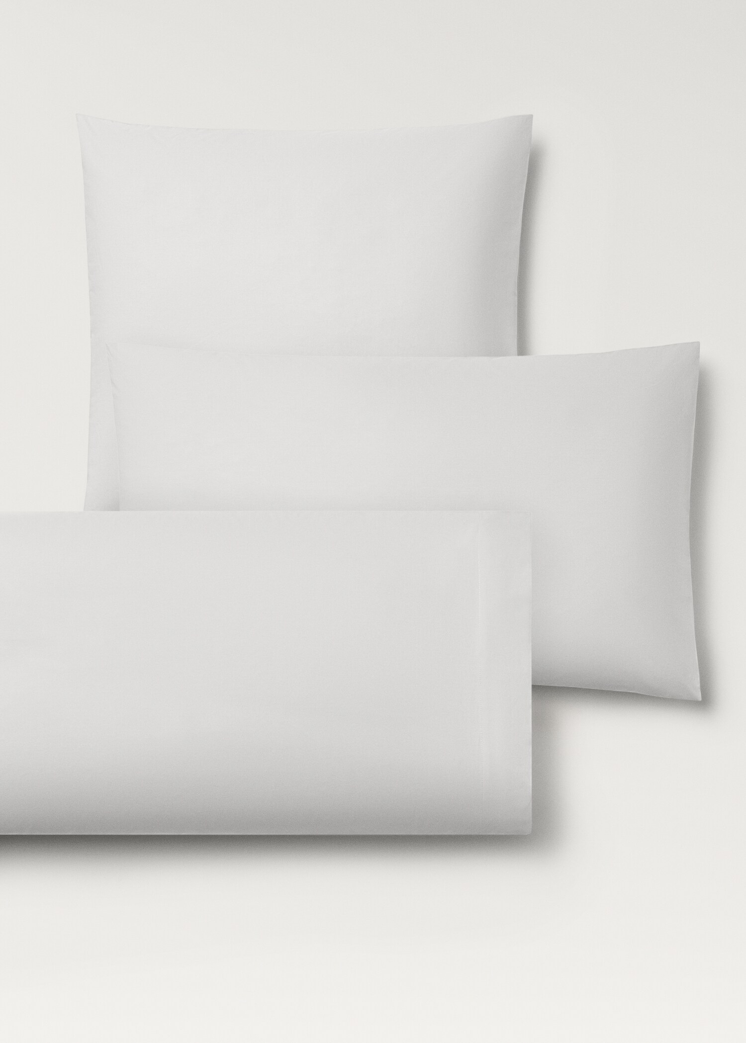 Two cotton percale pillowcases 60x60cm - Details of the article 4