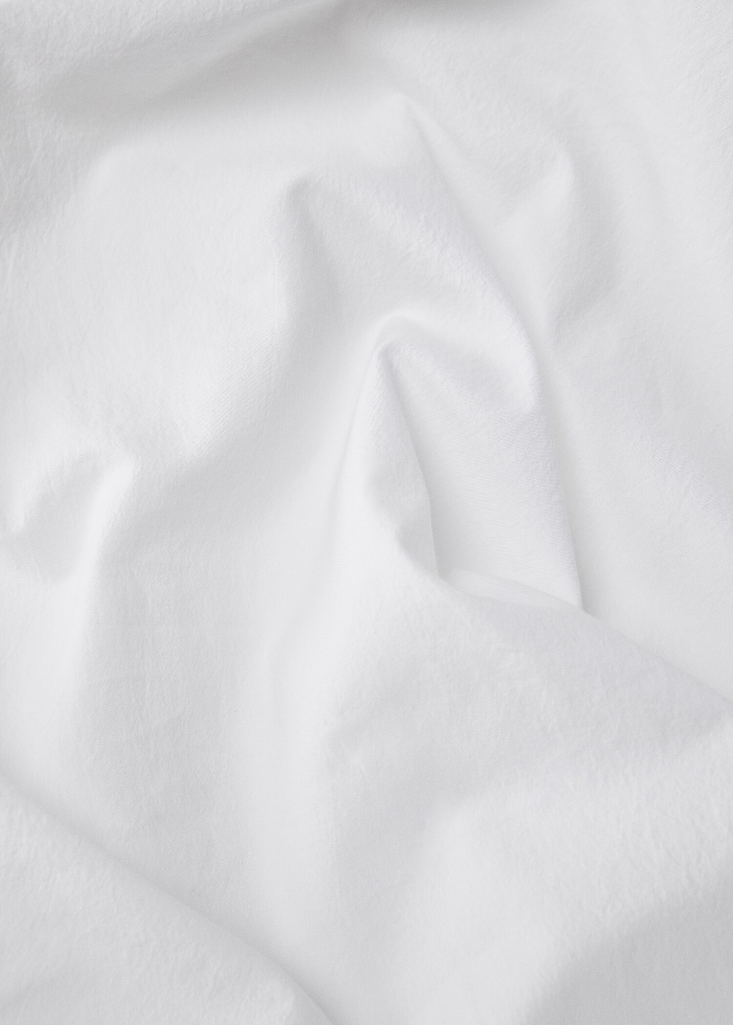 Washed cotton flounce linen flat sheet King bed - Details of the article 2