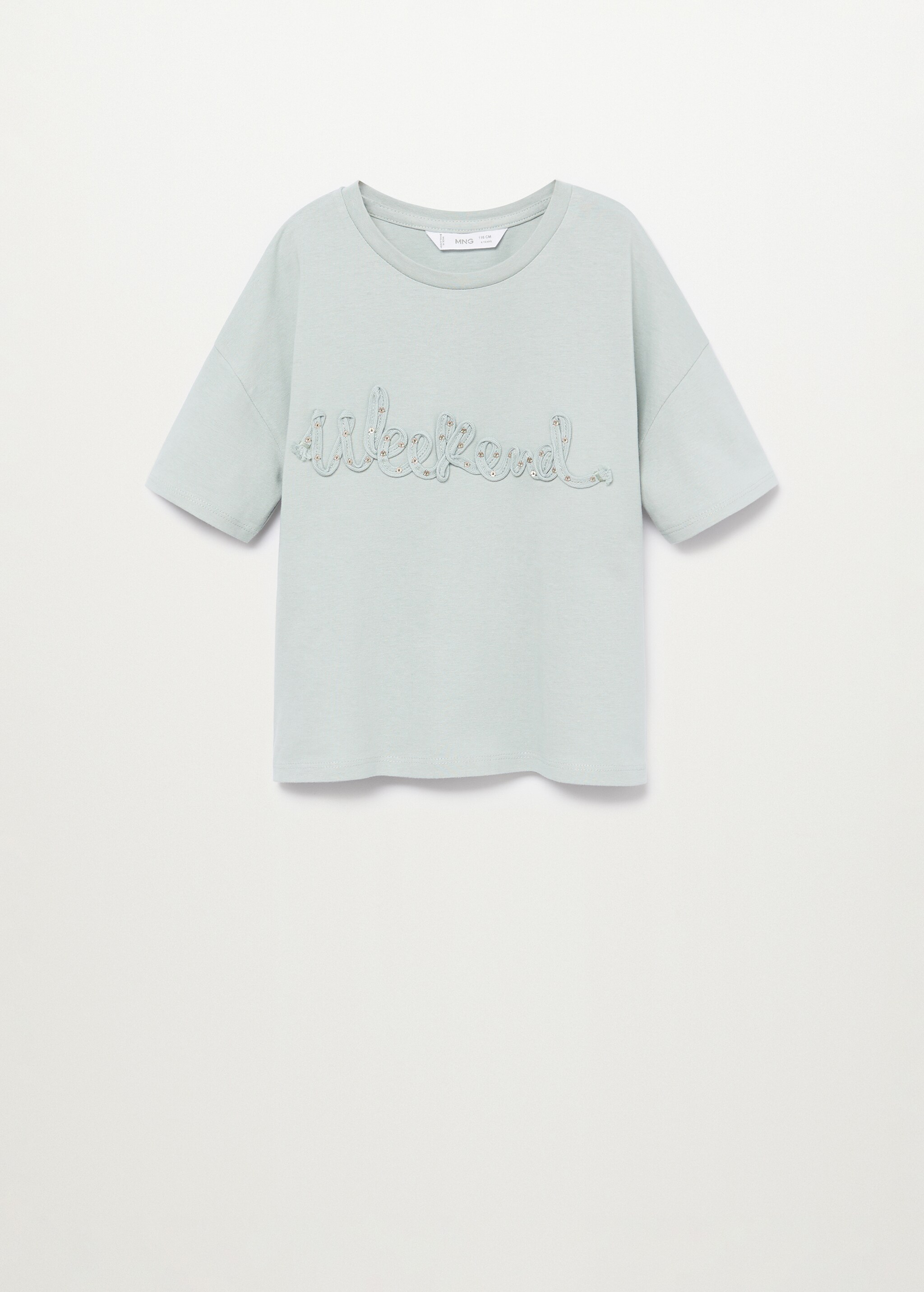 Camiseta algodón orgánico relieve - Artículo sin modelo
