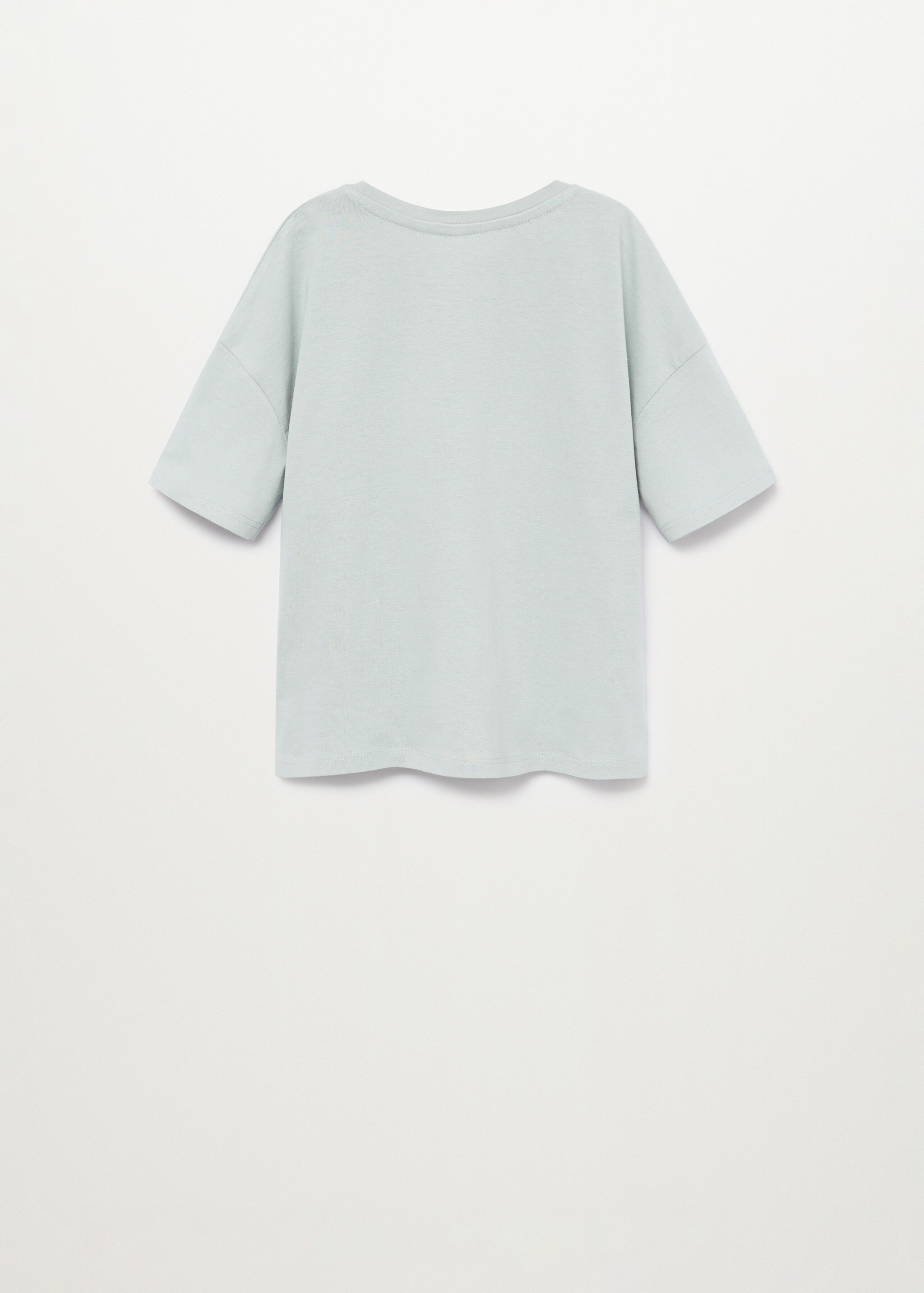 Camiseta algodón orgánico relieve - Reverso del artículo