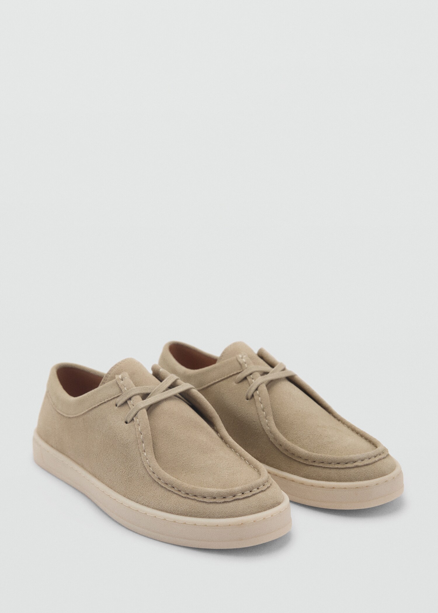 Suede nautical shoes - Medium plane