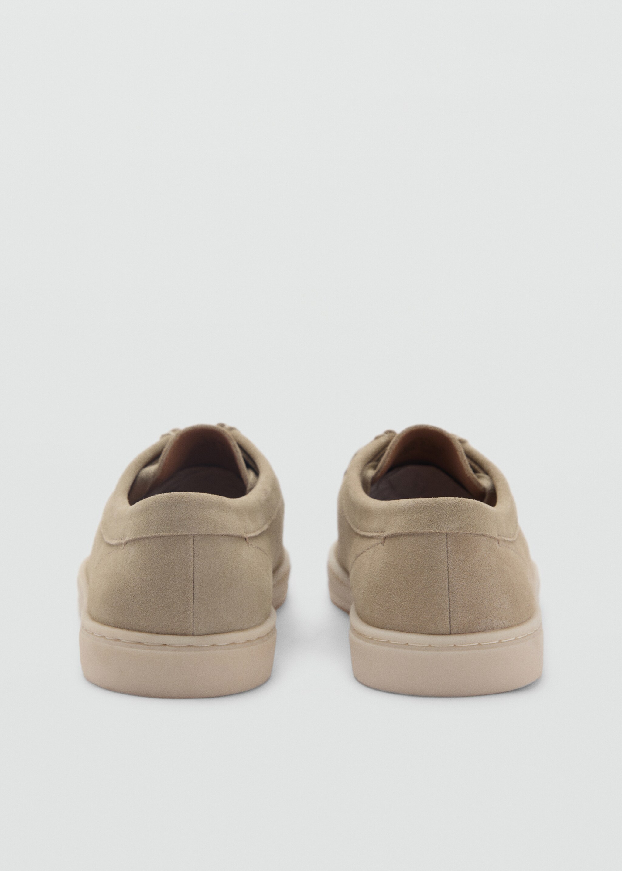 Suede nautical shoes - Details of the article 1, Beige. Ref: 87023270-00.