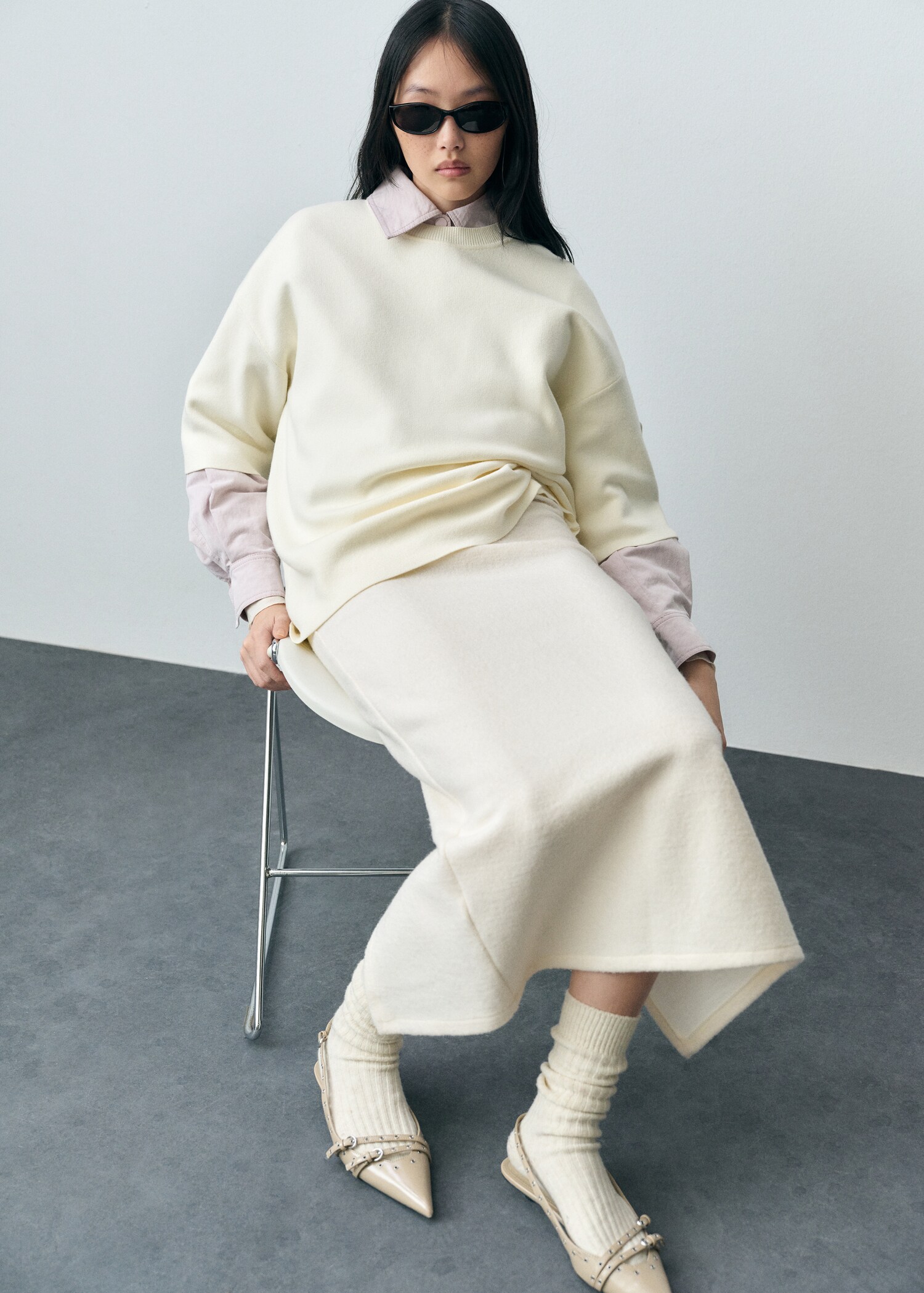 Svetr z jemného úpletu s krátkým rukávem - Detail zboží 6