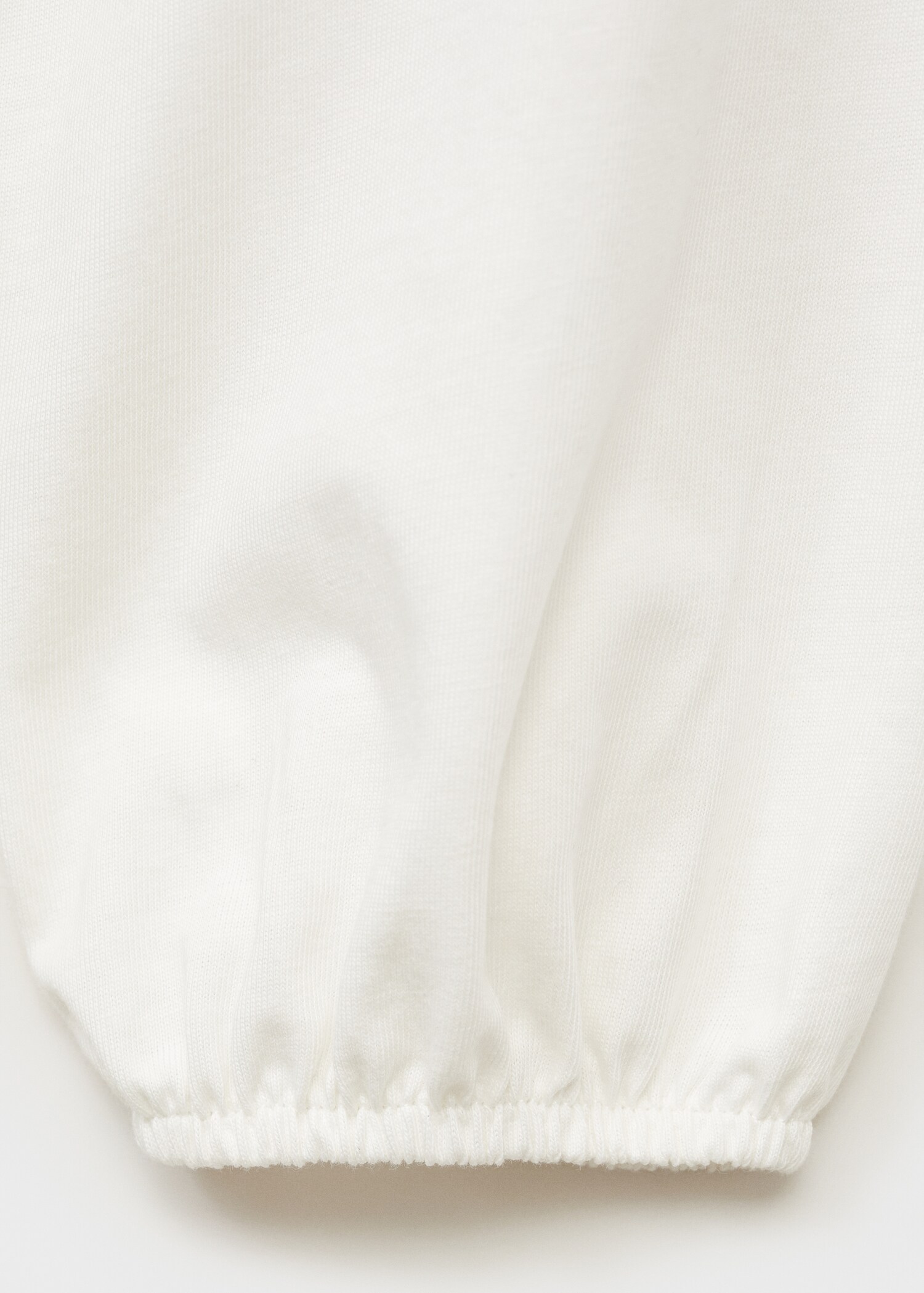 Ruffled asymmetric T-shirt - Details of the article 0