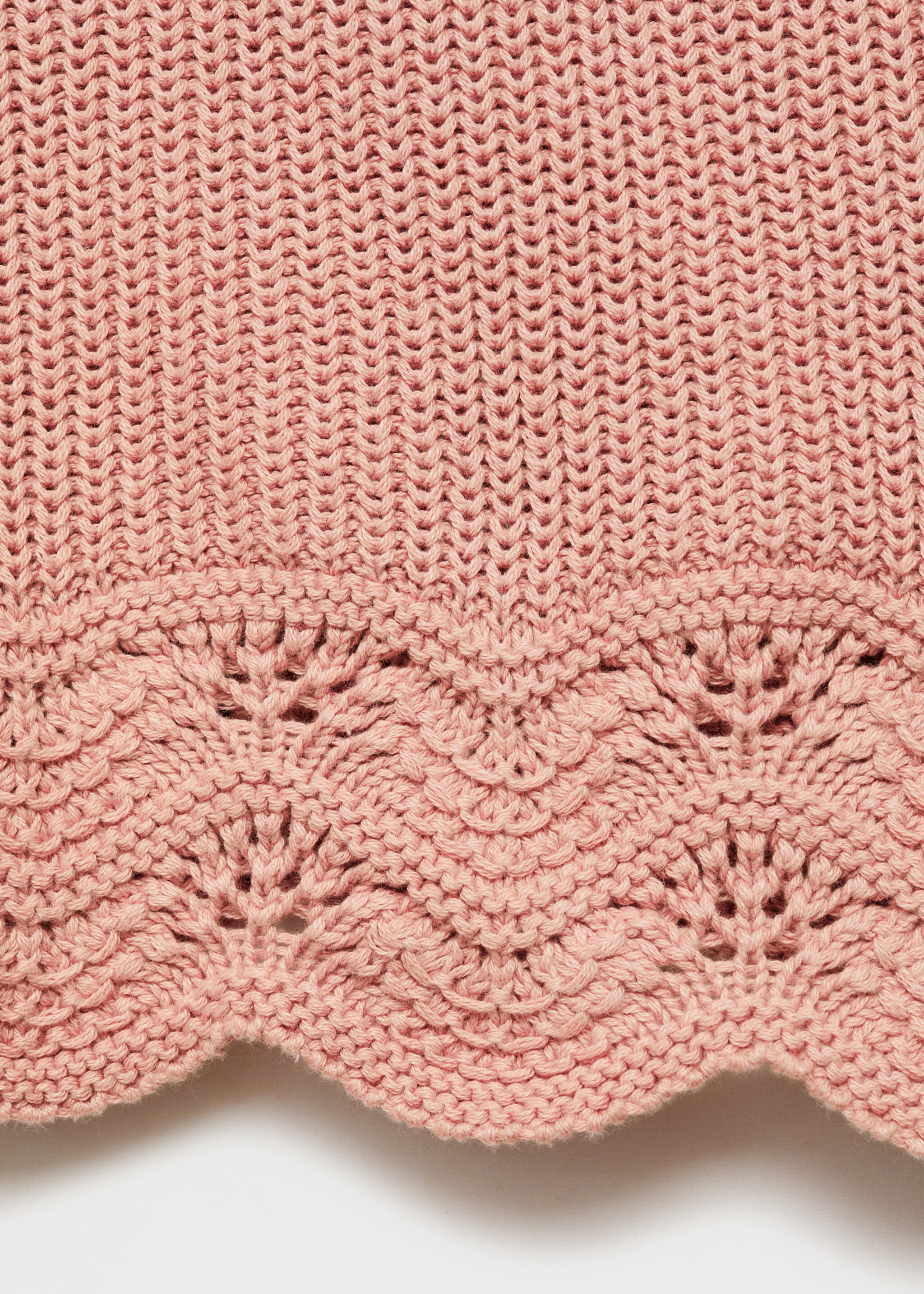 Pull-over cut out - Détail de l'article 8, Rose pastel. Ref: 87023278-00.